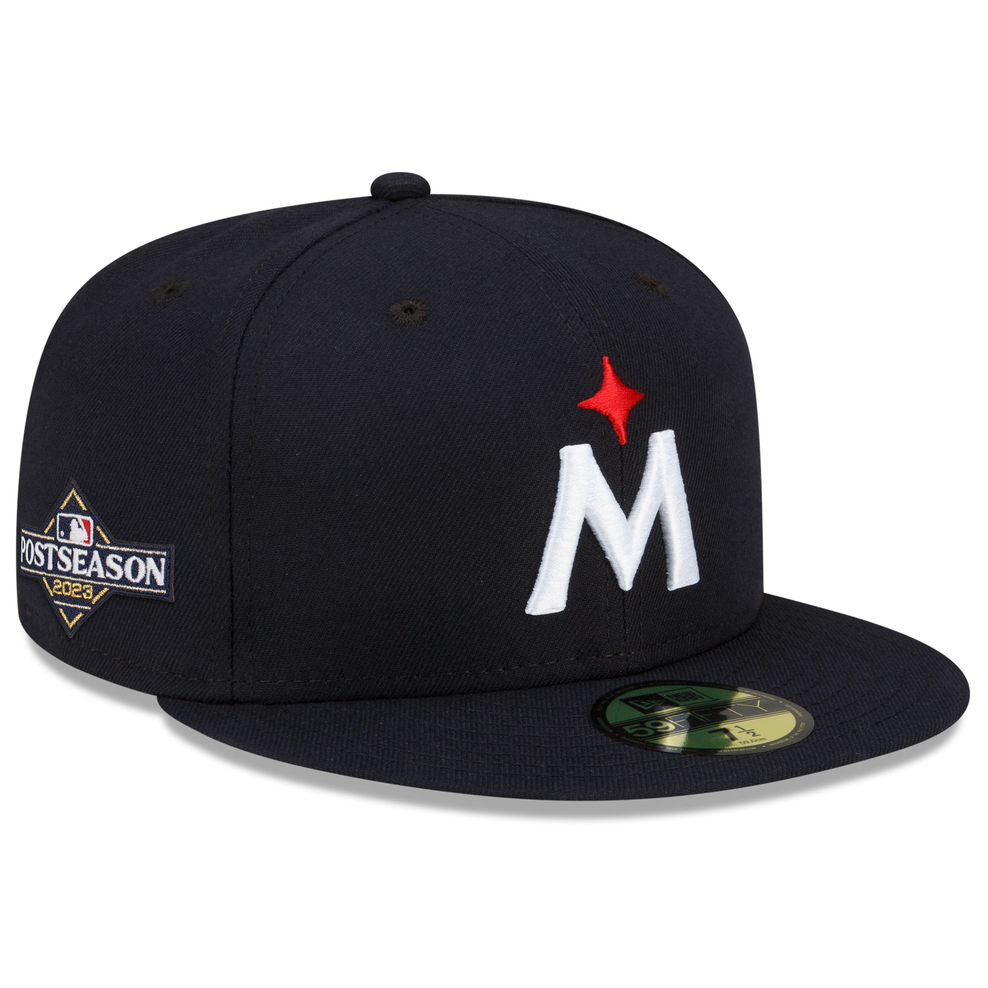 Minnesota Twins New Era 2023 Postseason Side Patch 59FIFTY Fitted Hat???Navy