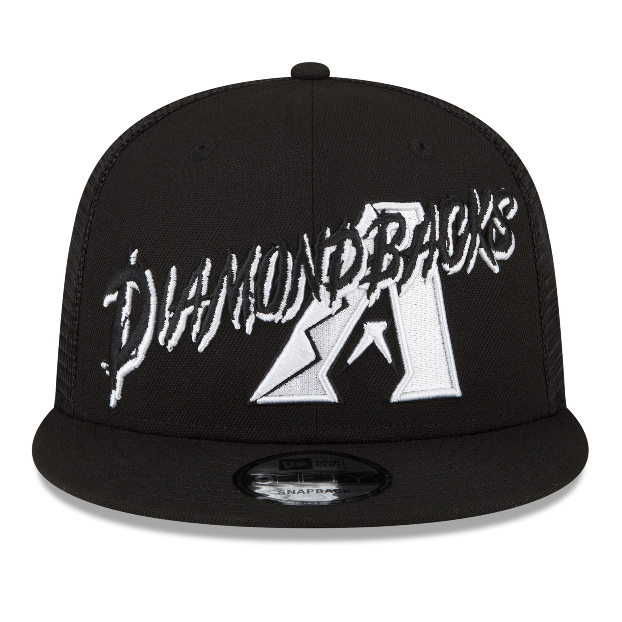 Arizona Diamondbacks New Era Street Trucker 9FIFTY Snapback Hat - Black
