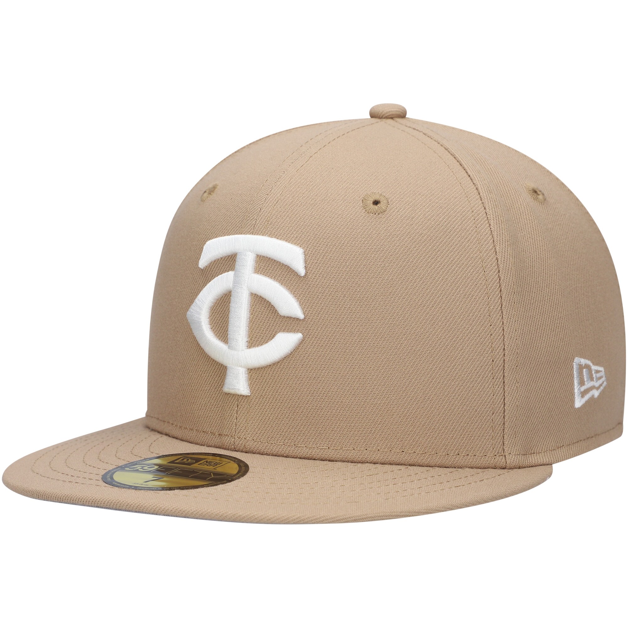 Minnesota Twins New Era 59FIFTY Fitted Hat - Khaki