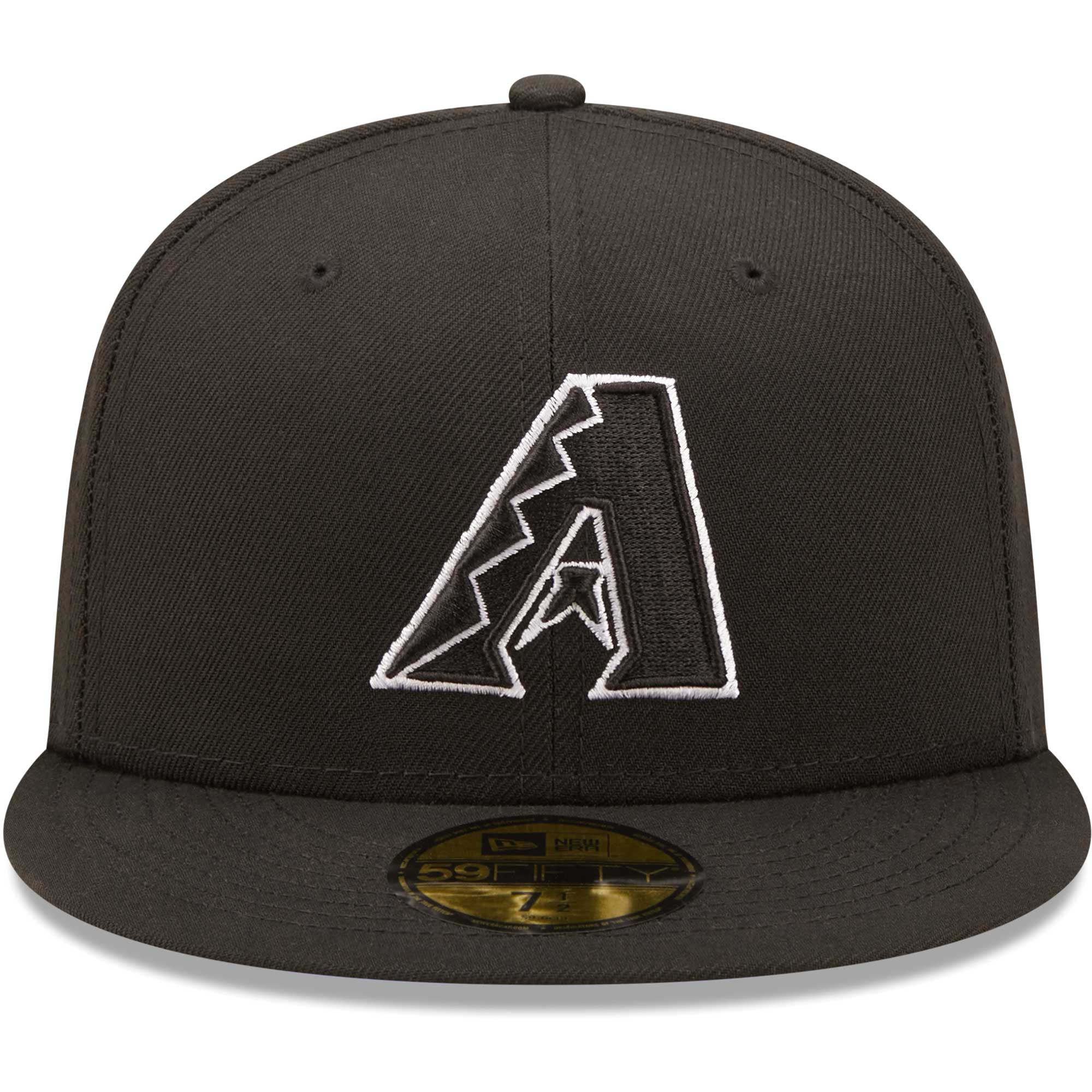 Arizona Diamondbacks New Era Black on Black Dub 59FIFTY Fitted Hat