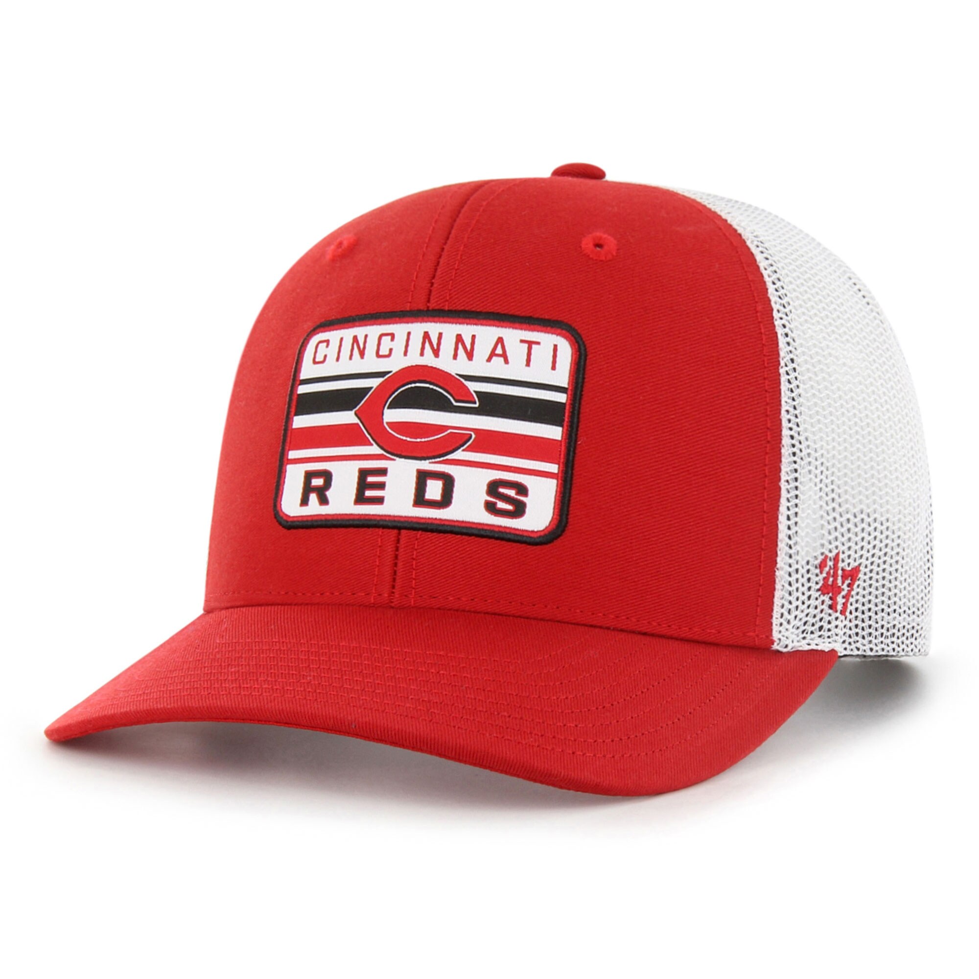 Cincinnati Reds '47 Drifter Trucker Adjustable Hat - Red