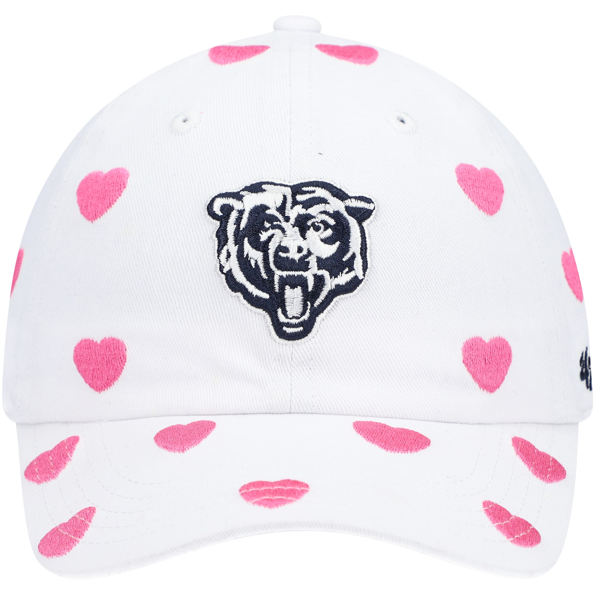 Chicago Bears '47 Toddler Girls Surprise Clean Up Adjustable Hat - White