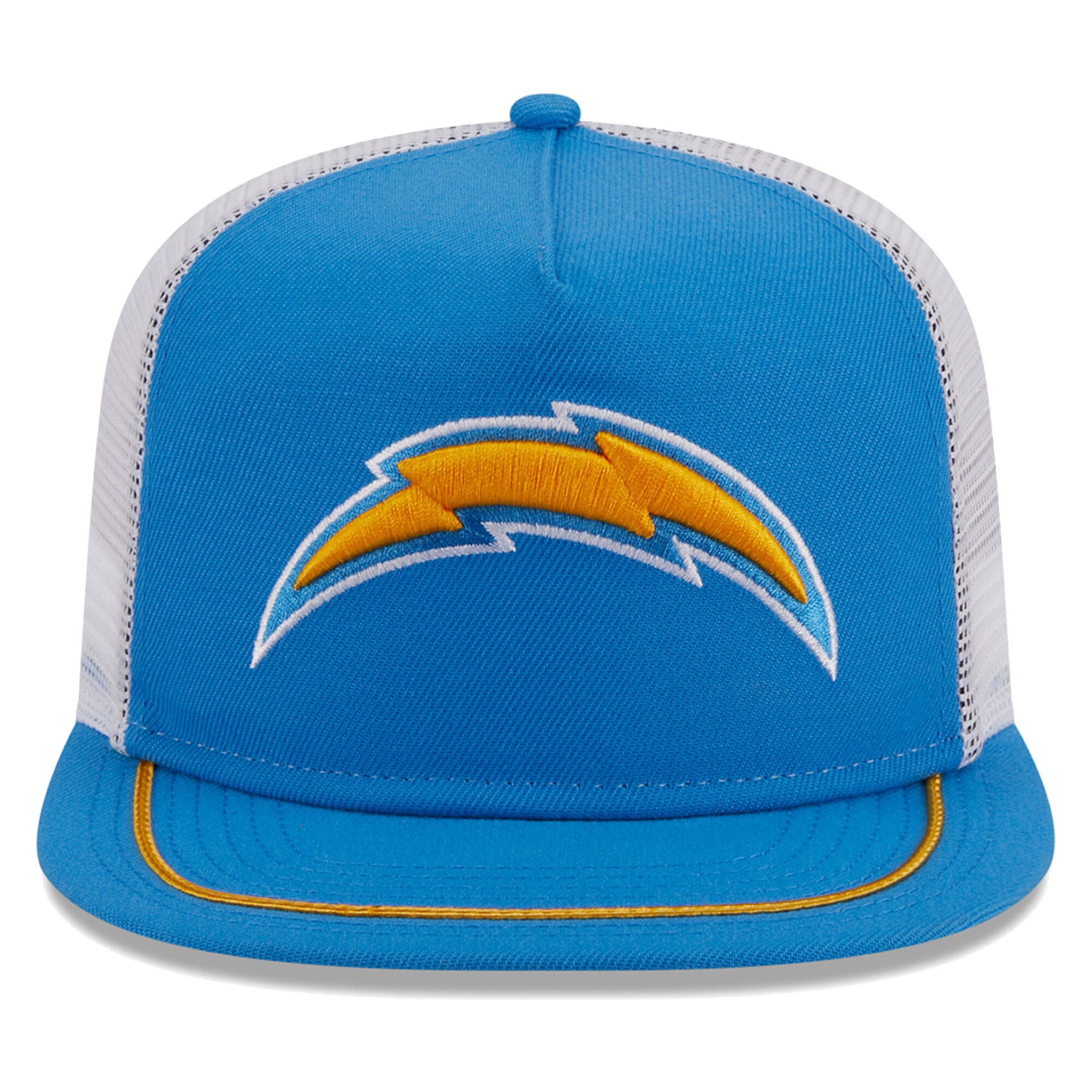 Los Angeles Chargers New Era Original Classic Golfer Adjustable Hat - Powder Blue/White