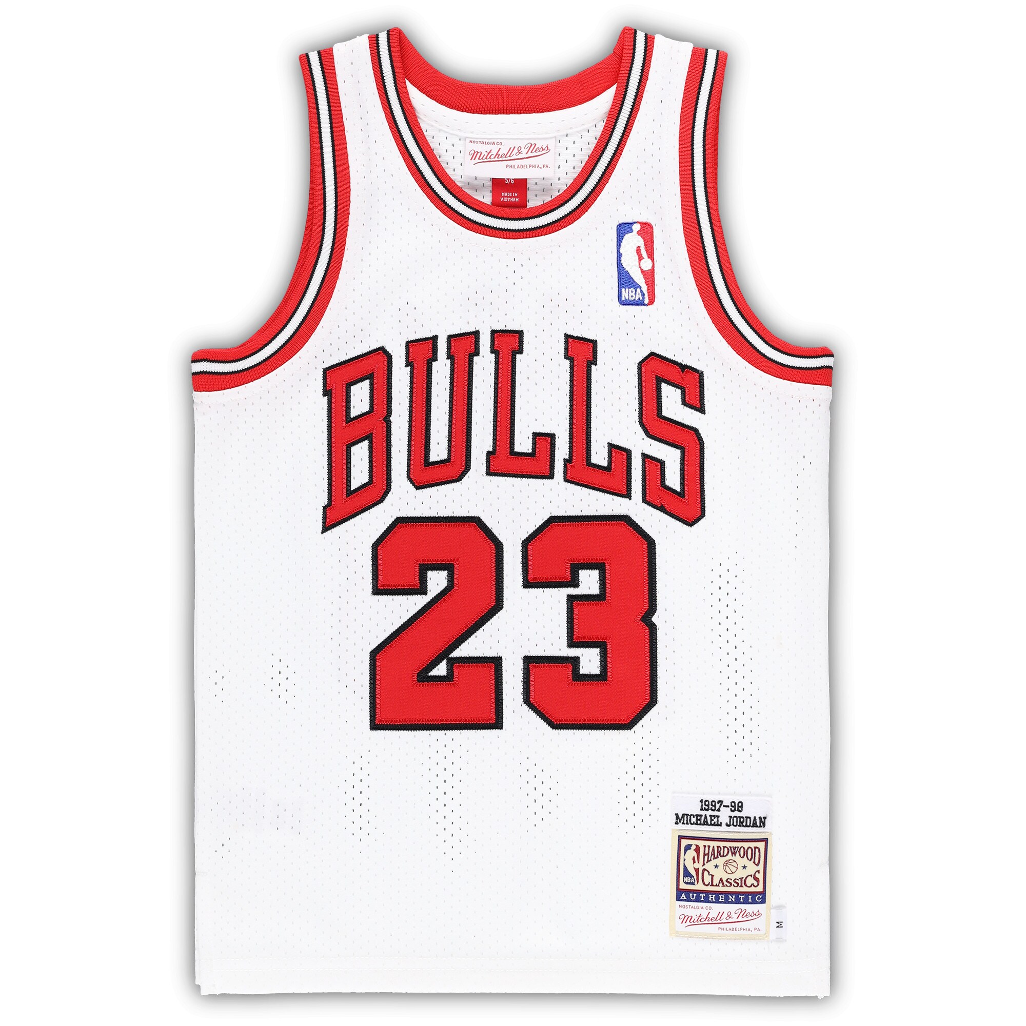 Michael Jordans Chicago Bulls Mitchell & Ness Preschool 1997/98 Hardwood Classics Authentic Jersey - White