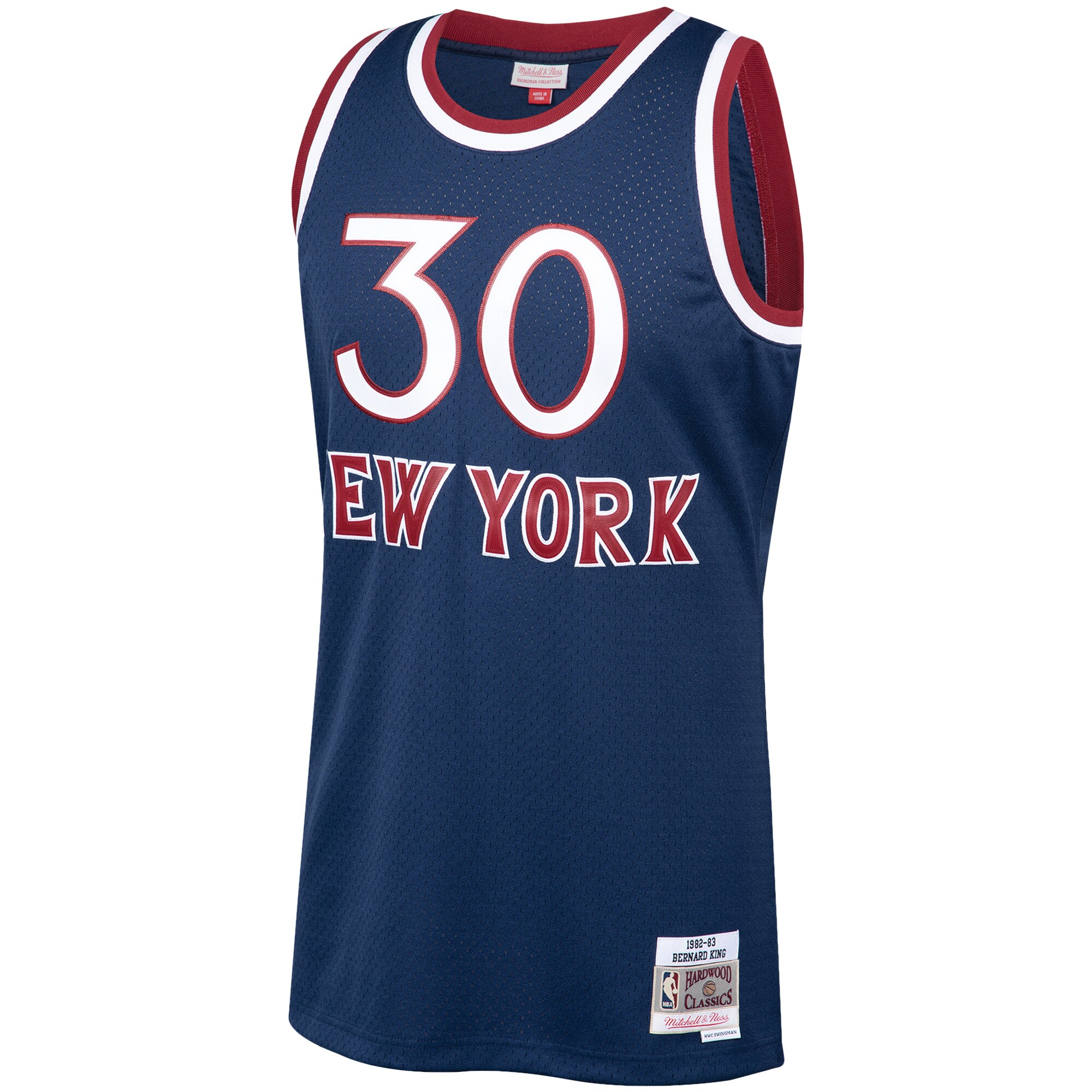 Bernard King New York Knicks Mitchell & Ness Hardwood Classics Swingman Jersey - Navy