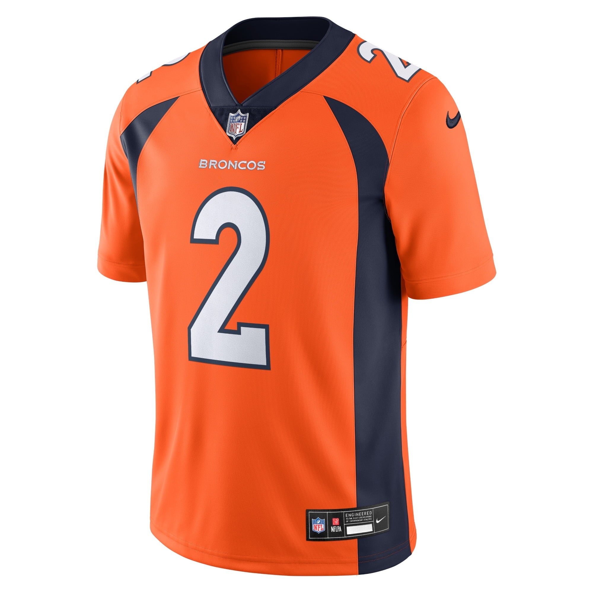Men's Nike Patrick Surtain II Orange Denver Broncos Vapor Untouchable Limited Jersey