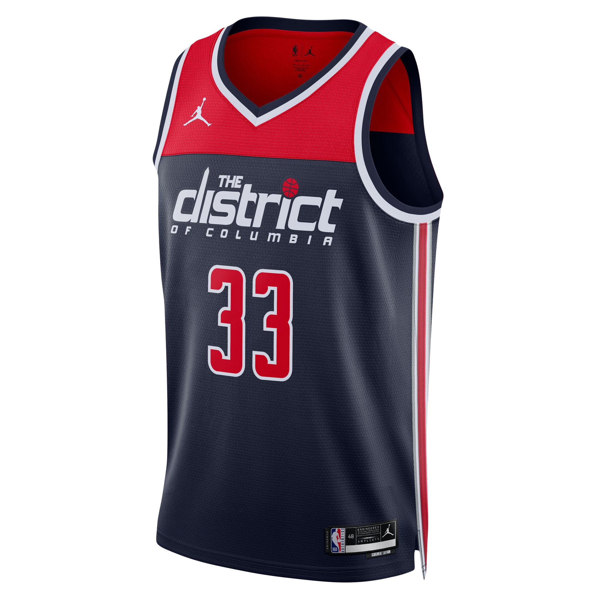 Kyle Kuzma Washington Wizards Jordans Brand Unisex Swingman Jersey - Statement Edition - Navy