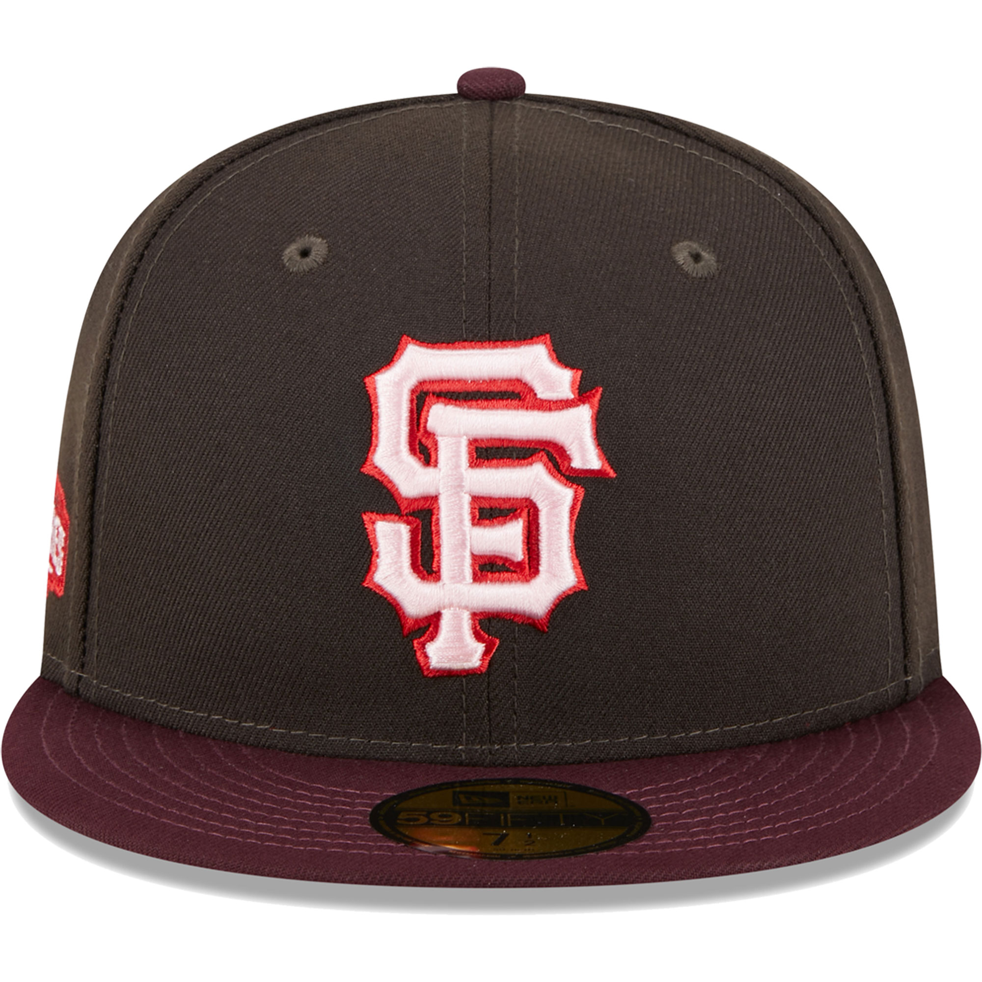 San Francisco Giants New Era Chocolate Strawberry 59FIFTY Fitted Hat - Brown/Maroon
