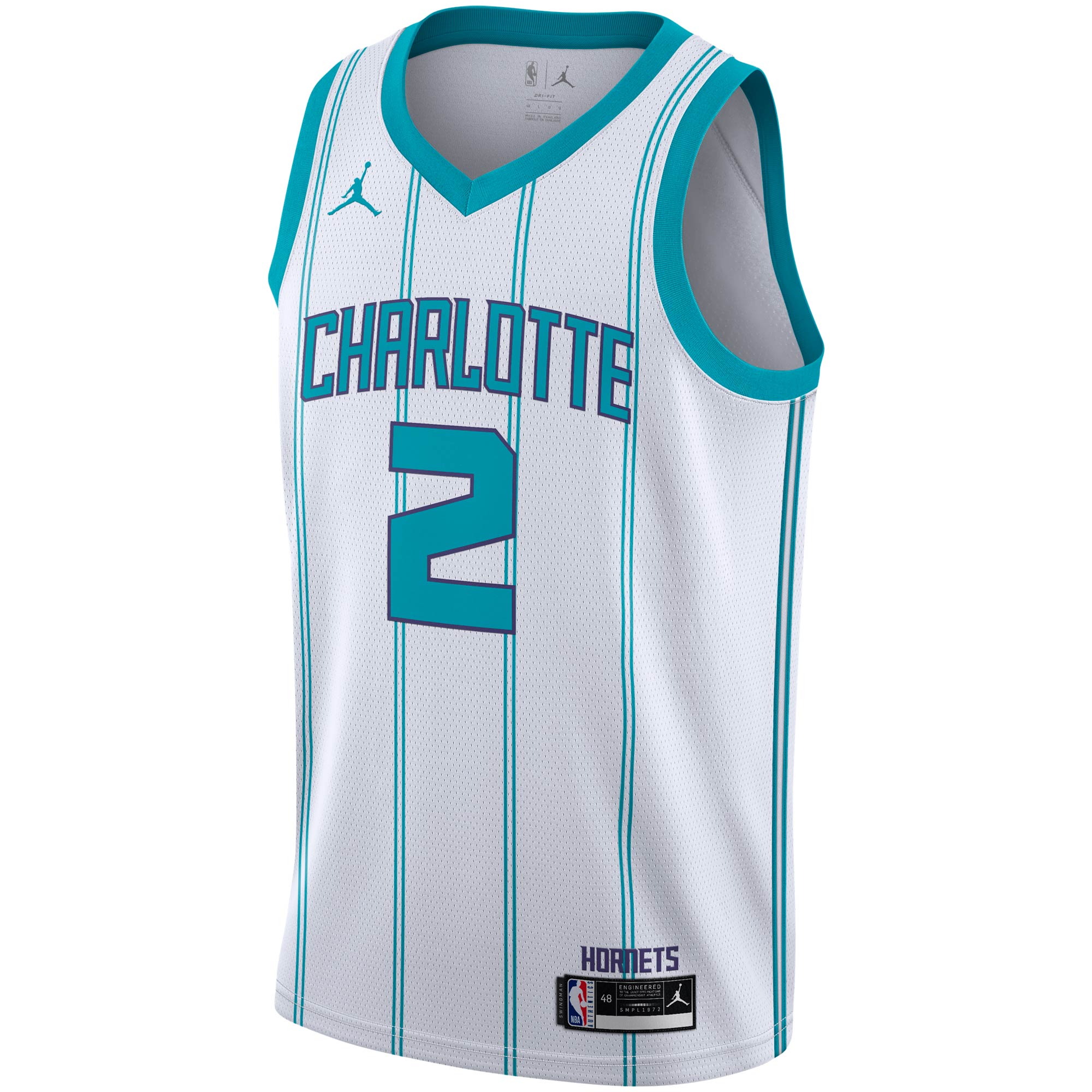 LaMelo Ball Charlotte Hornets Jordans Brand 2020/21 Swingman Player Jersey - Association Edition - White