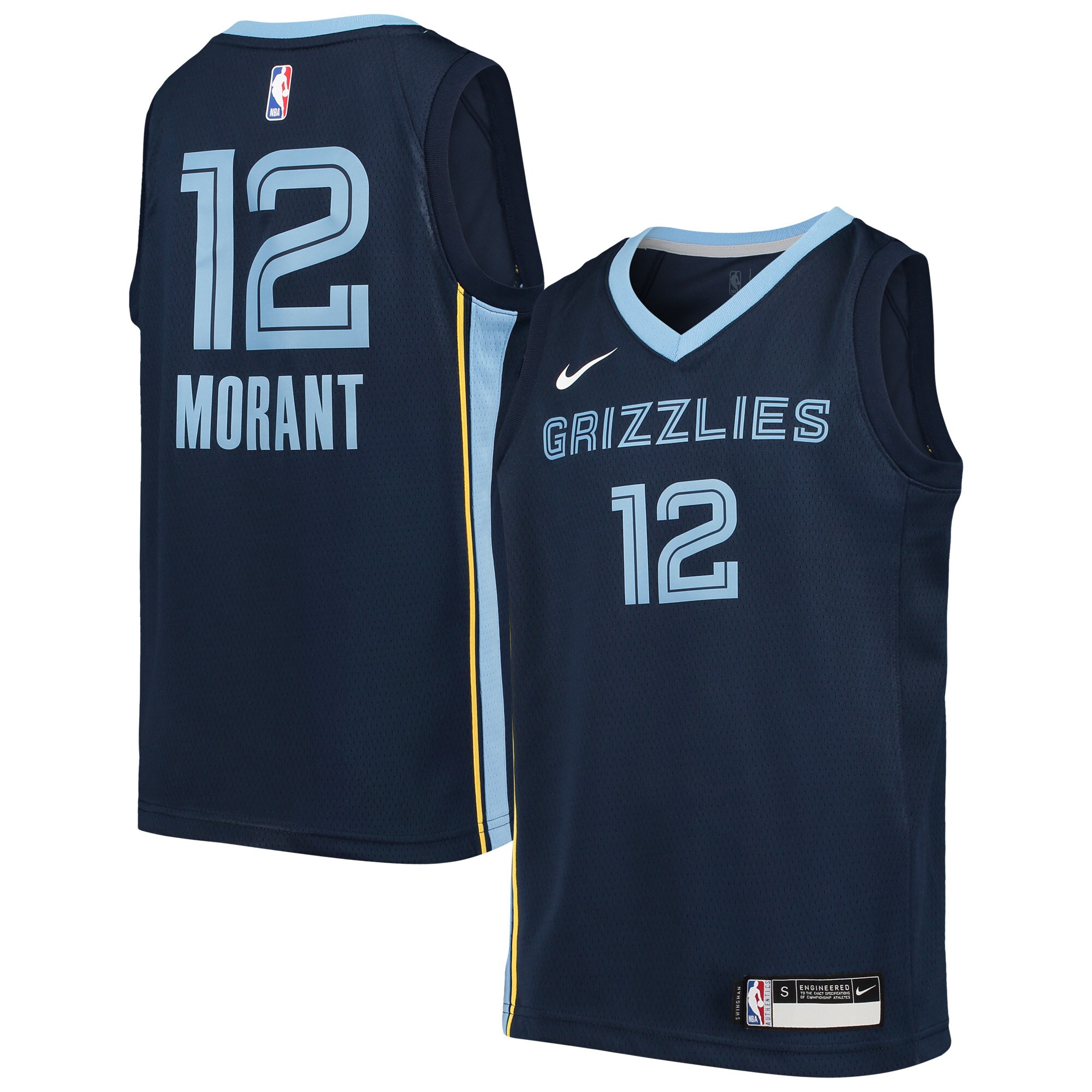 Ja Morant Memphis Grizzlies Nike Youth Team Swingman Jersey - Blue
