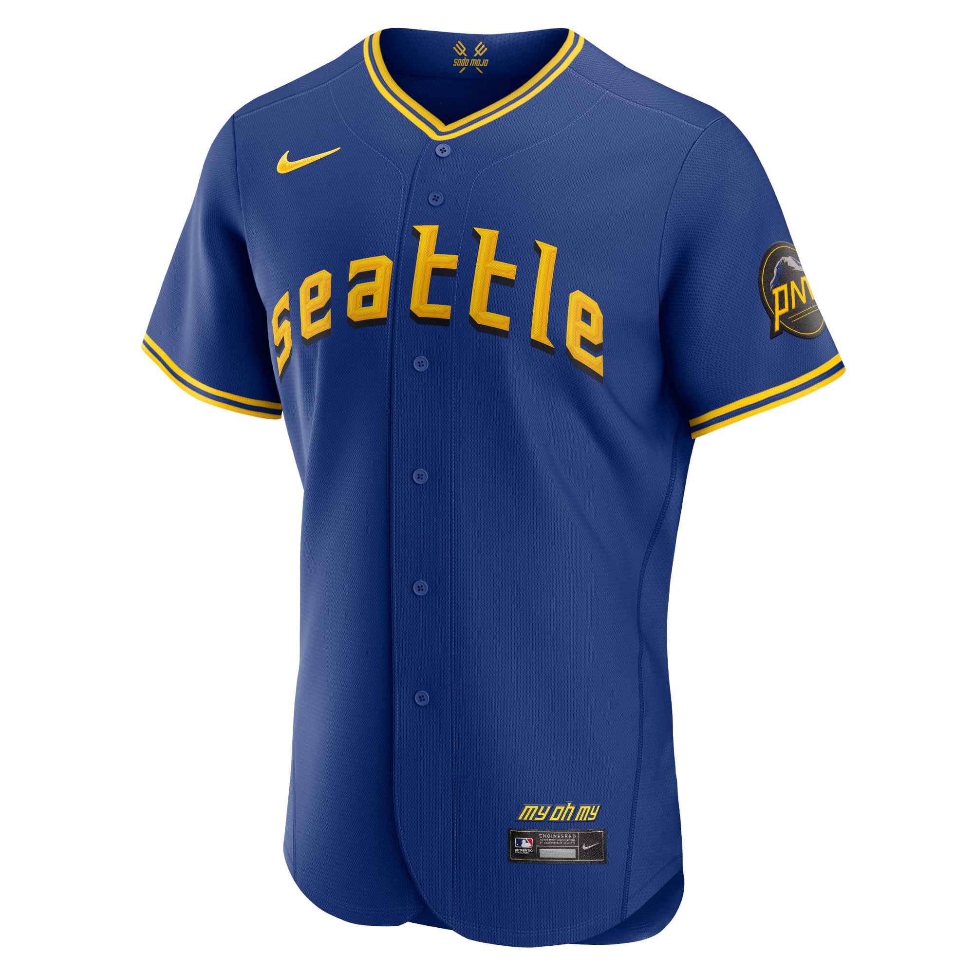 Ken Griffey Jr. Seattle Mariners Nike 2023 City Connect Authentic Player Jersey - Royal