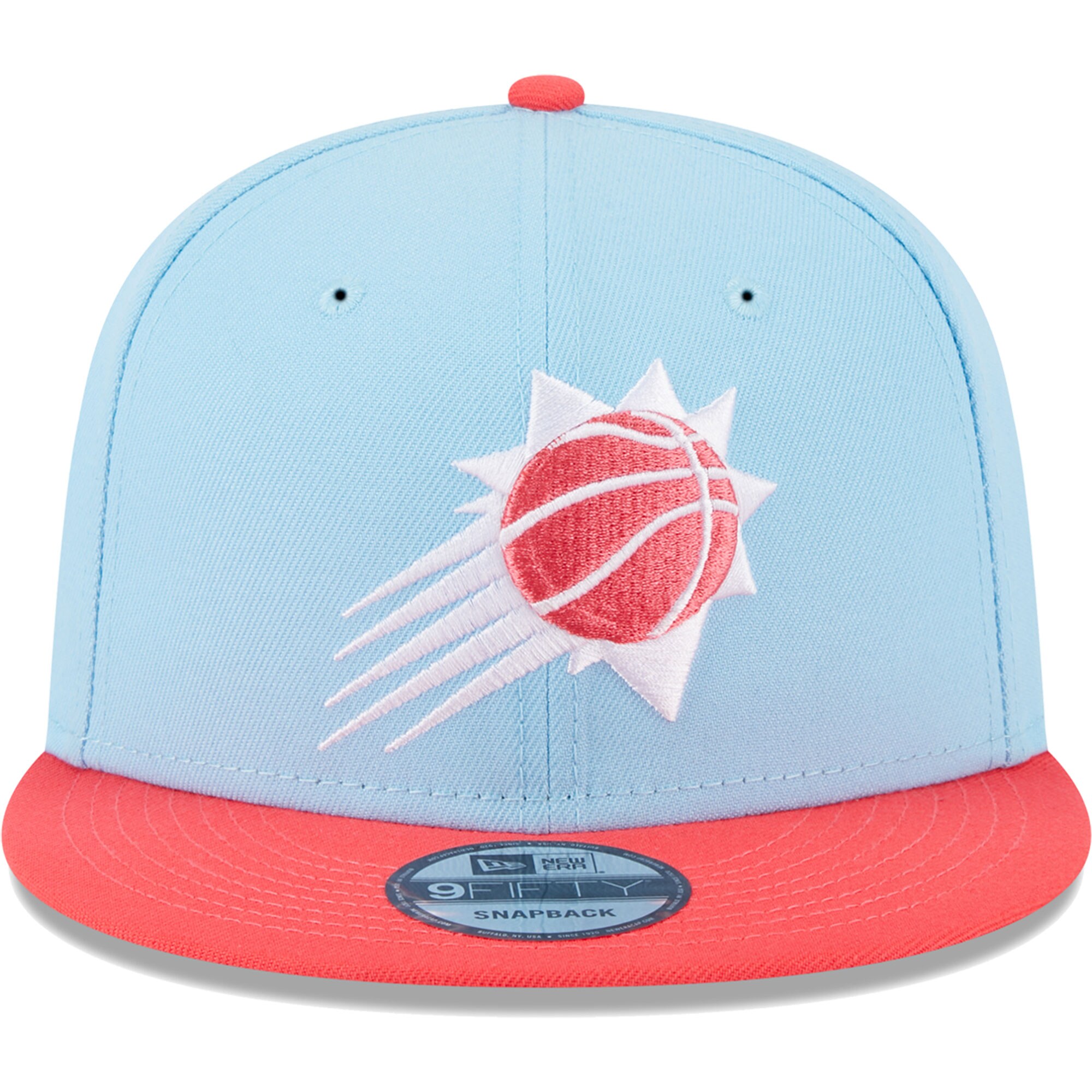 Phoenix Suns New Era 2-Tone Color Pack 9FIFTY Snapback Hat - Powder Blue/Red