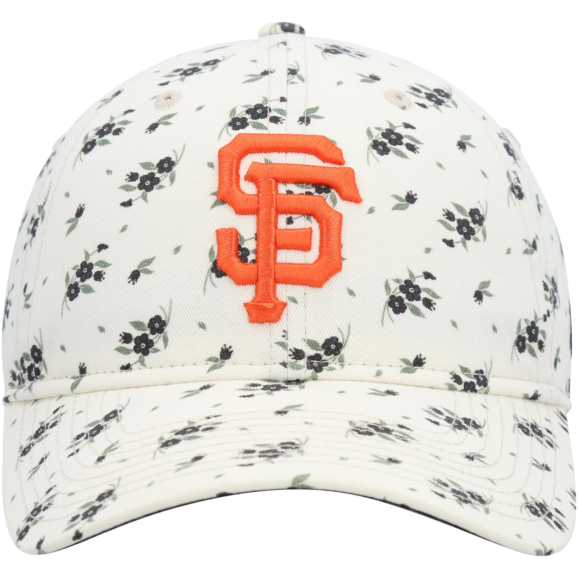 San Francisco Giants New Era Women's Chrome Bloom 9TWENTY Adjustable Hat - Cream