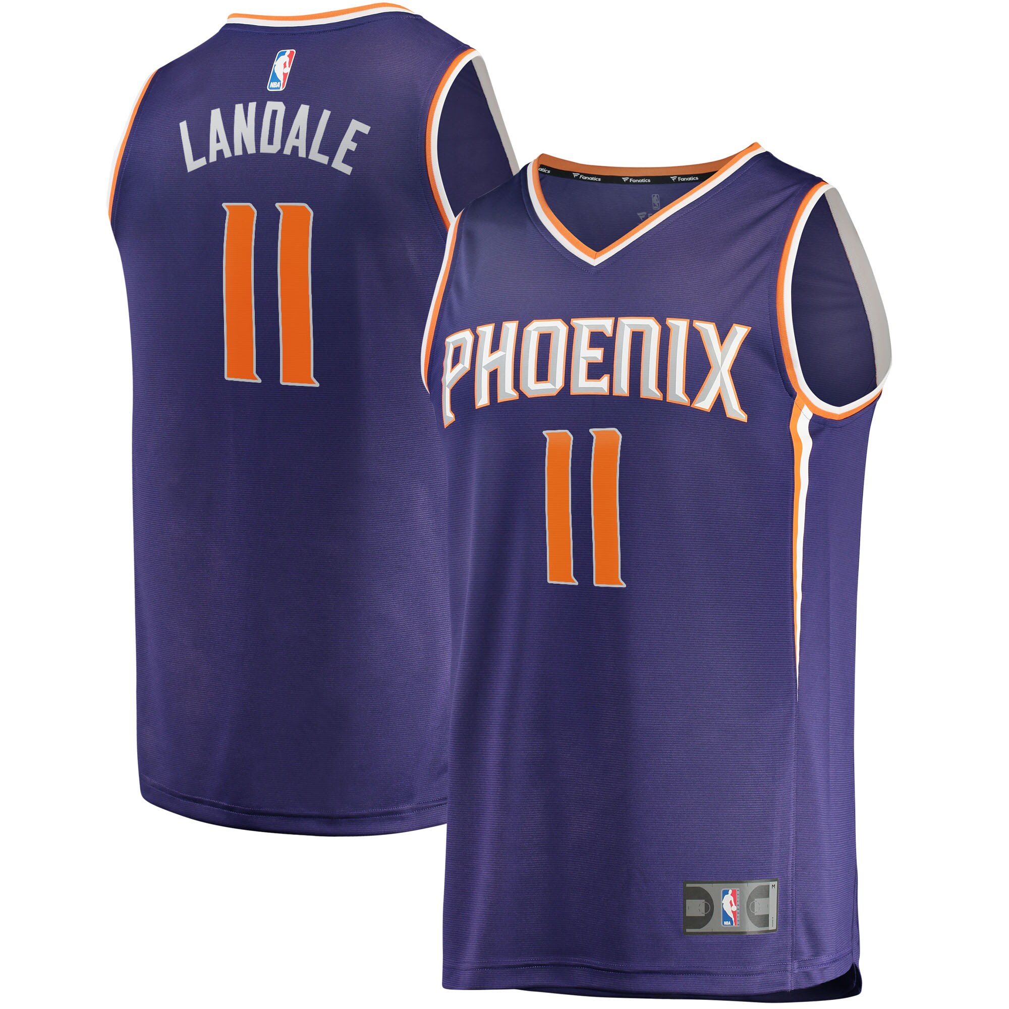Jock Landale Phoenix Suns Fanatics Branded Fast Break Replica Jersey - Icon Edition - Purple