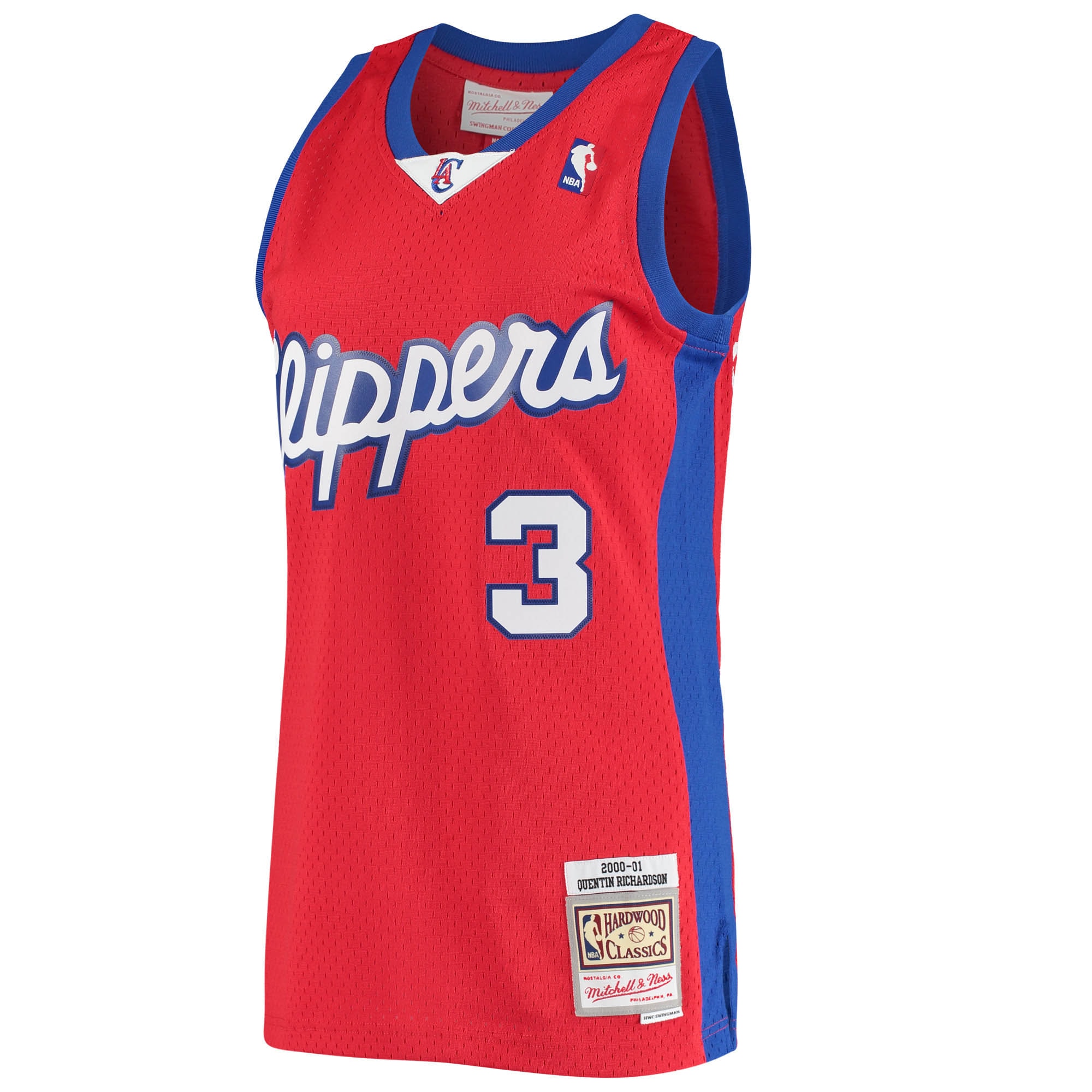 Quentin Richardson LA Clippers Mitchell & Ness Hardwood Classics Swingman Jersey - Red