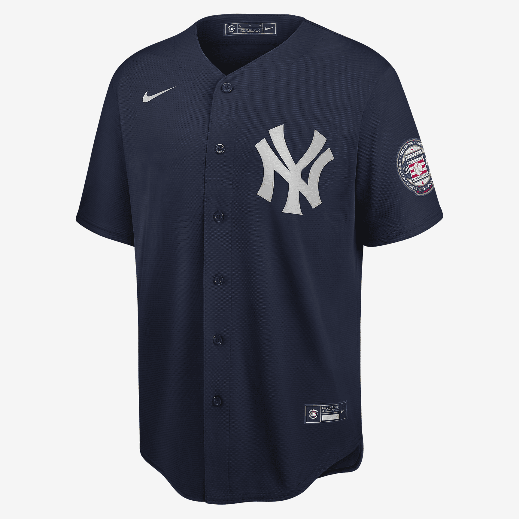 MLB New York Yankees 2020 Hall of Fame Induction (Derek Jeter). Men's Replica Baseball Jersey - Navy