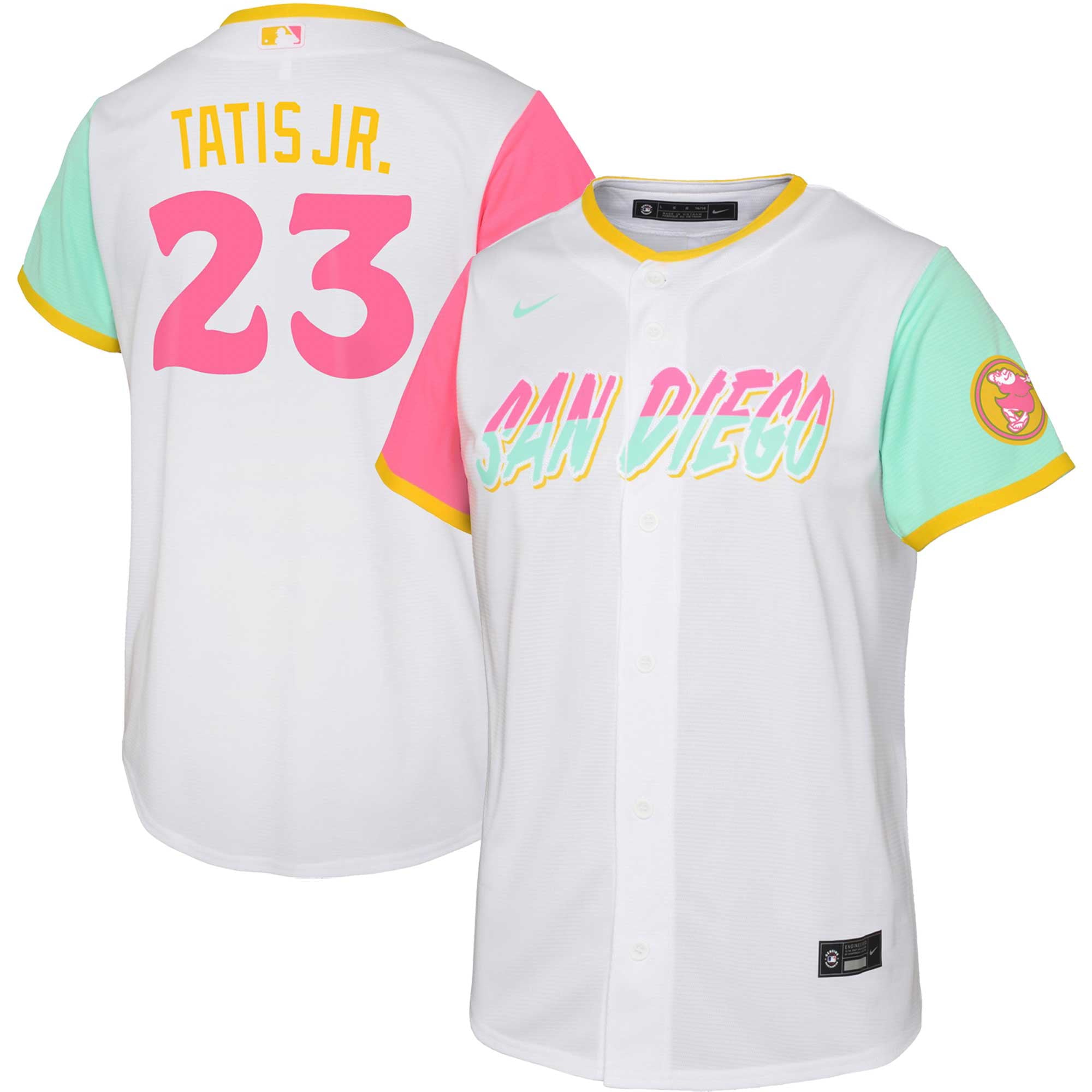 Infant Nike Fernando Tatis Jr. White San Diego Padres 2022 City Connect Player Jersey