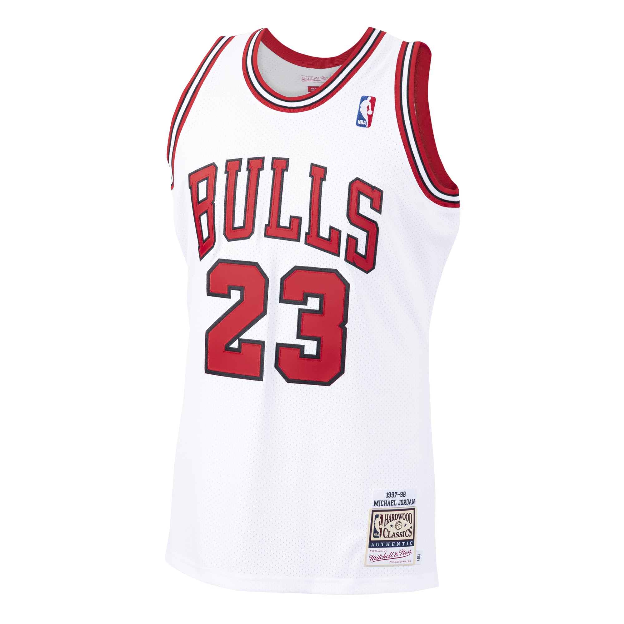 Michael Jordans Chicago Bulls Mitchell & Ness 1997-98 Hardwood Classics Authentic Player Jersey - White