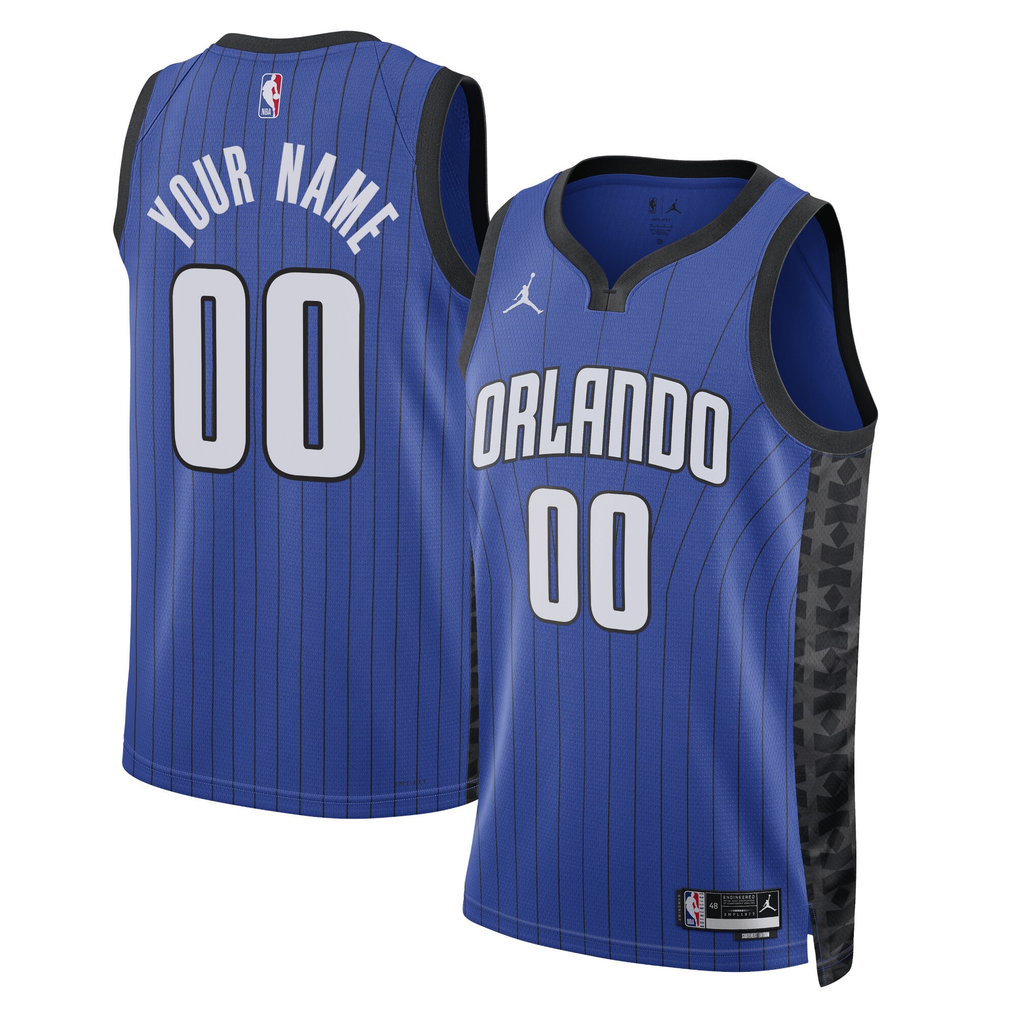 Orlando Magic Jordans Brand Unisex 2022/23 Swingman Custom Jersey - Statement Edition - Royal