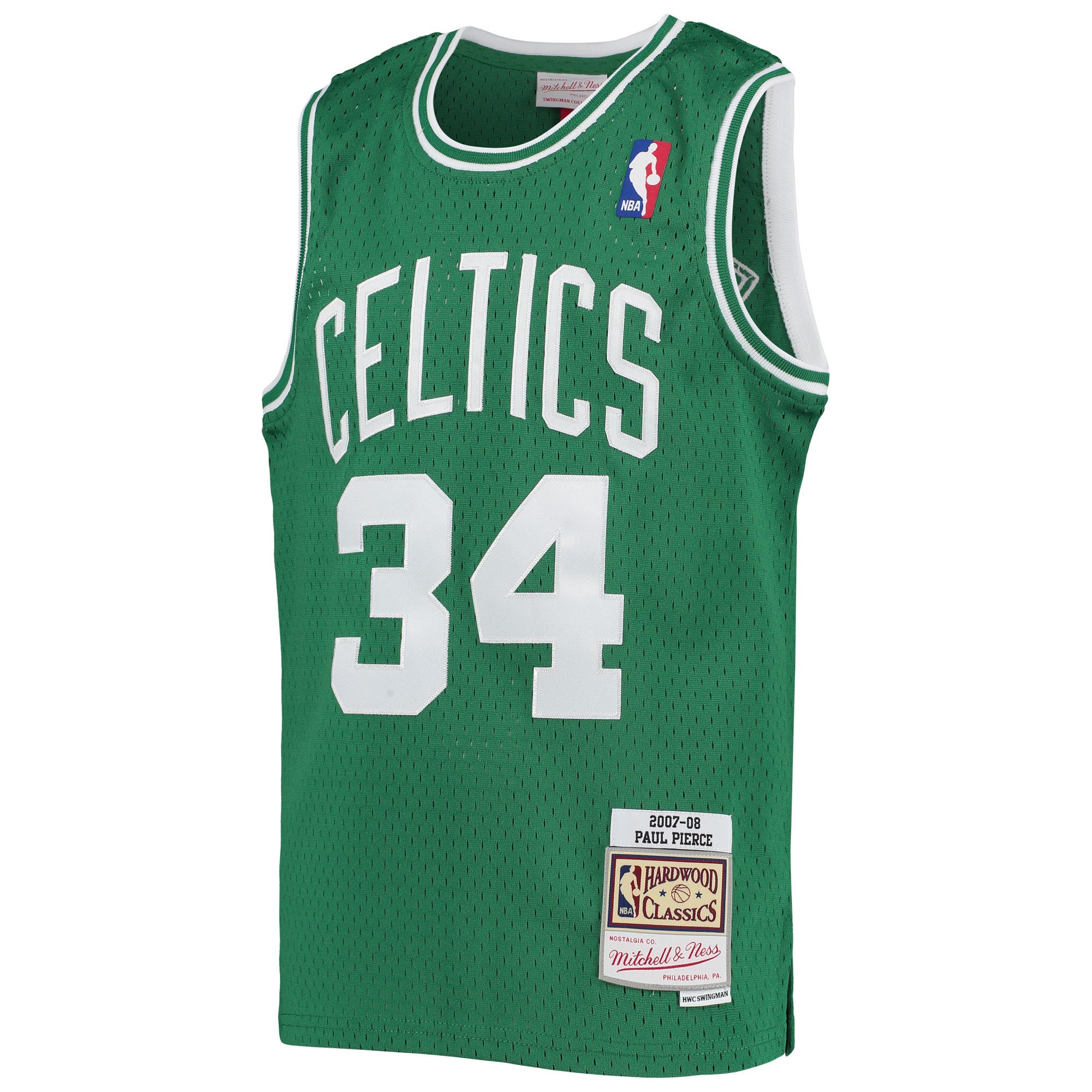 Paul Pierce Boston Celtics Mitchell & Ness Youth 2007-08 Hardwood Classics Swingman Jersey - Kelly Green