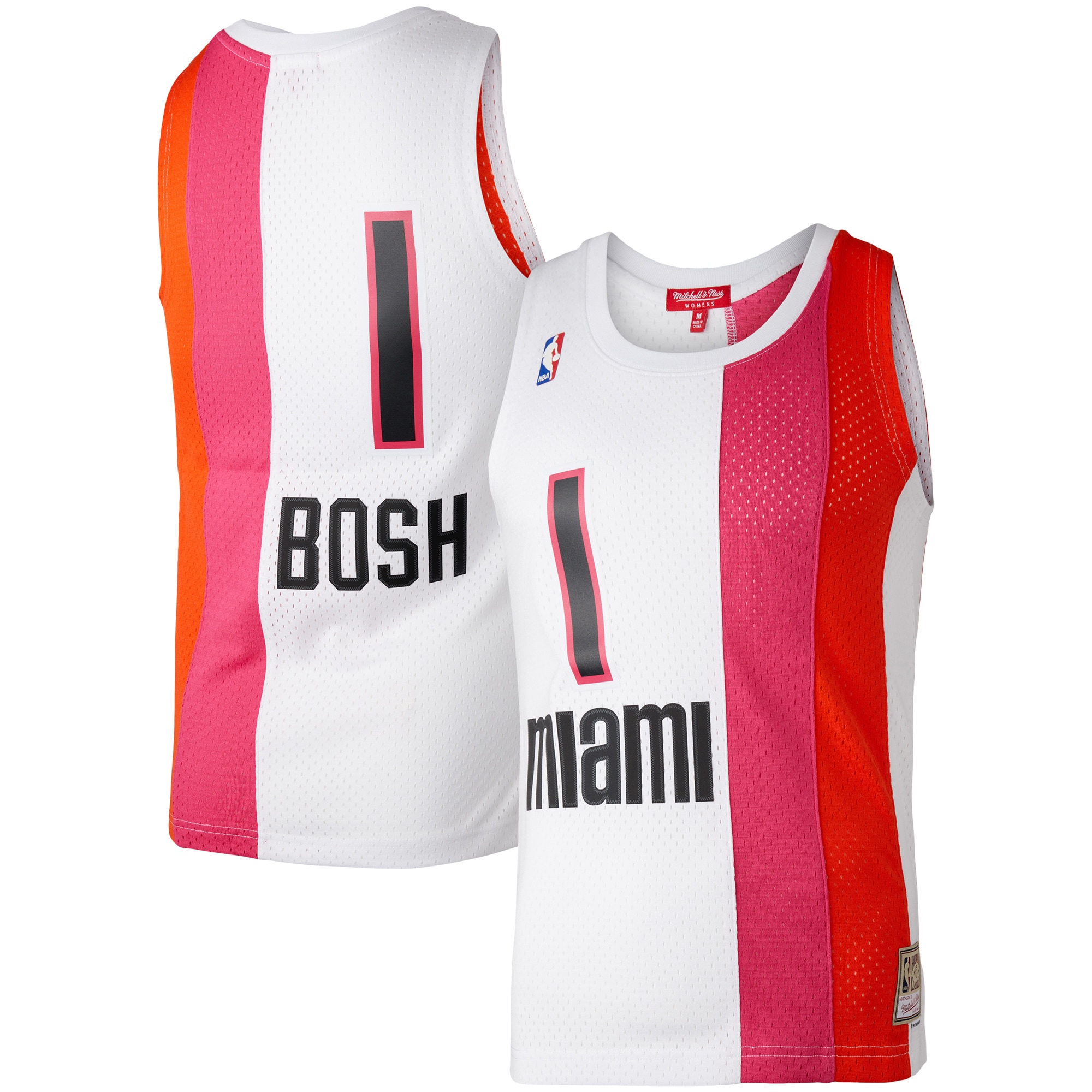 Chris Bosh Miami Heat Mitchell & Ness Women's Hardwood Classics 2011 Swingman Jersey - White