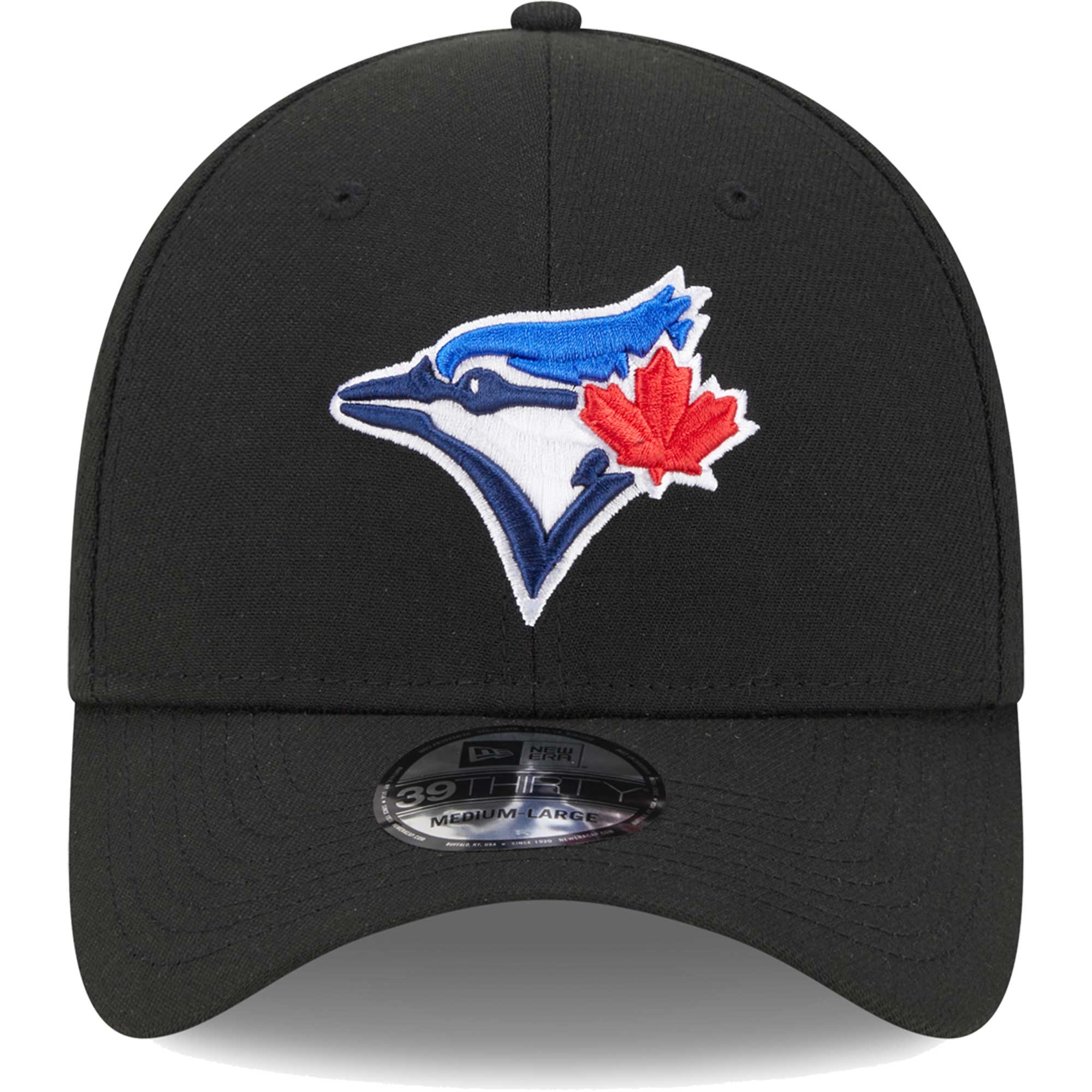 Toronto Blue Jays New Era Logo 39THIRTY Flex Hat - Black