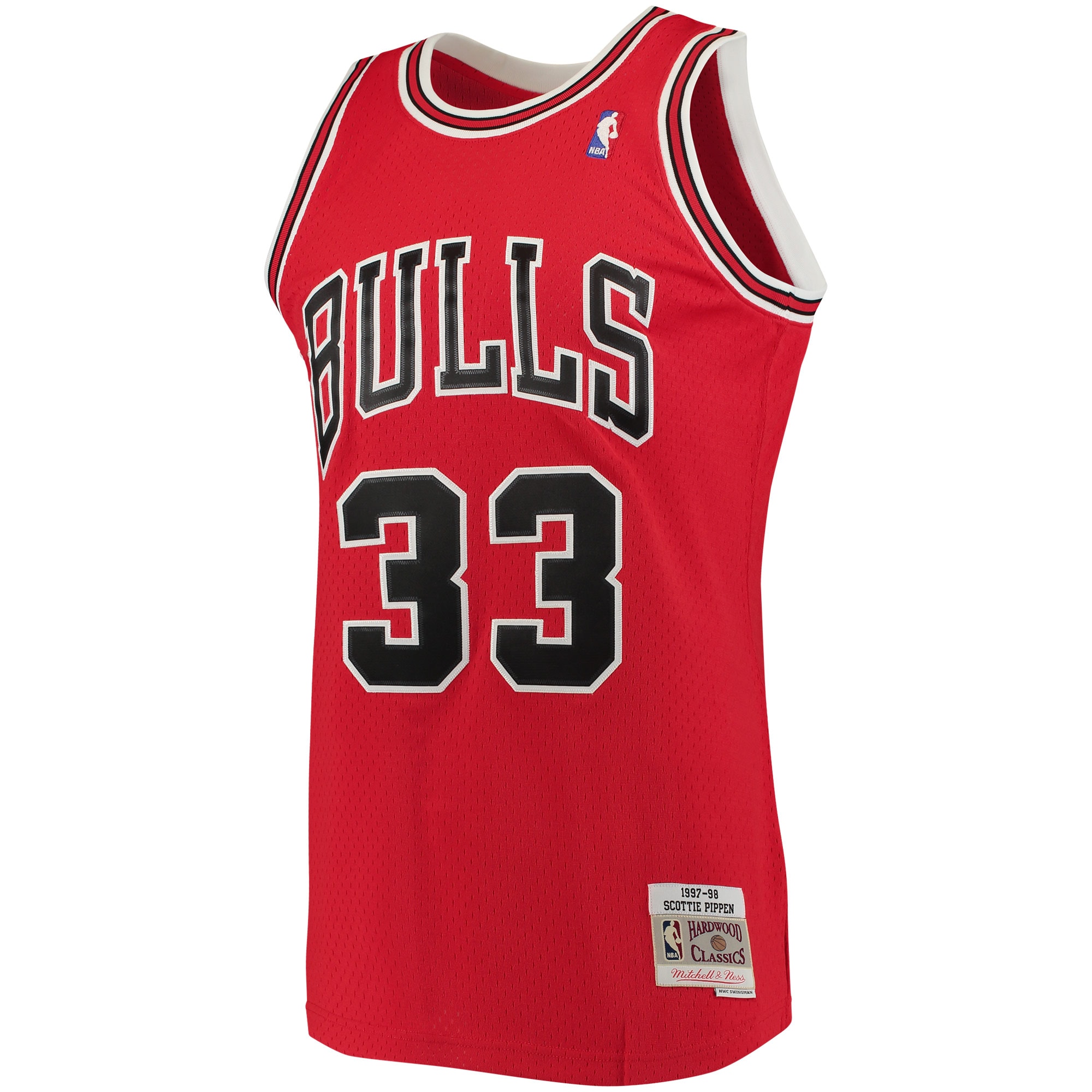 Scottie Pippen Chicago Bulls Mitchell & Ness Big & Tall Hardwood Classics Jersey - Red
