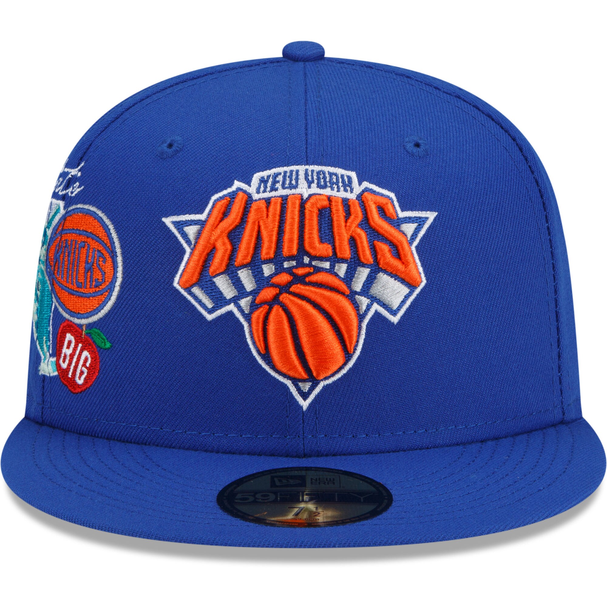 New York Knicks New Era City Cluster 59FIFTY Fitted Hat - Blue