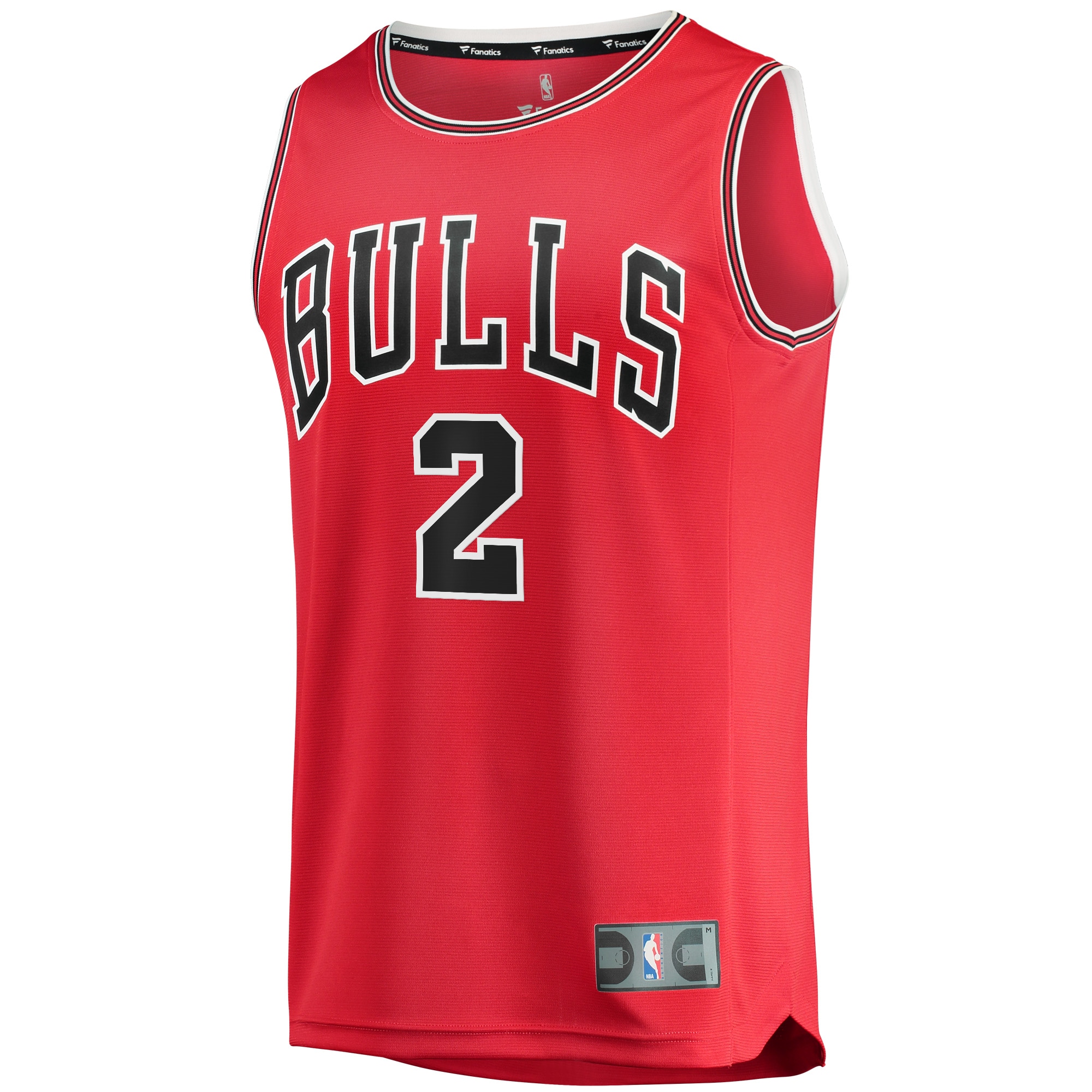 Lonzo Ball Chicago Bulls Fanatics Branded 2021/22 Fast Break Road Replica Jersey - Icon Edition - Red