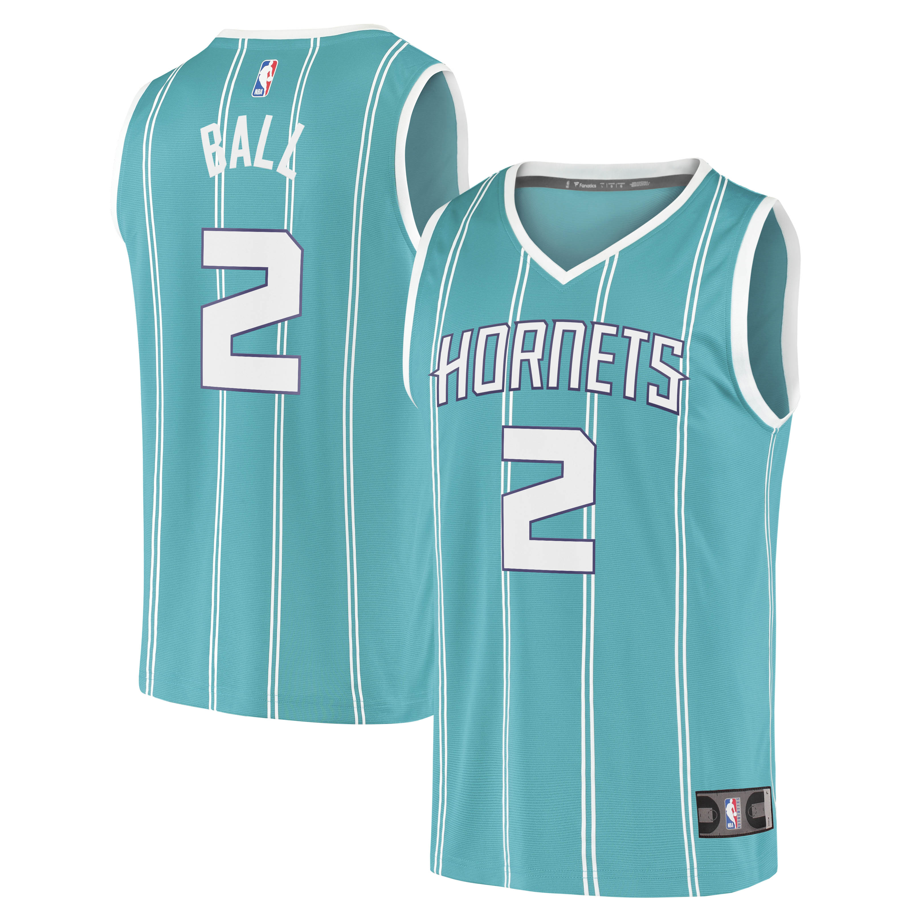 LaMelo Ball Charlotte Hornets Fanatics Branded 2020/21 Fast Break Replica Jersey - Icon Edition - Teal