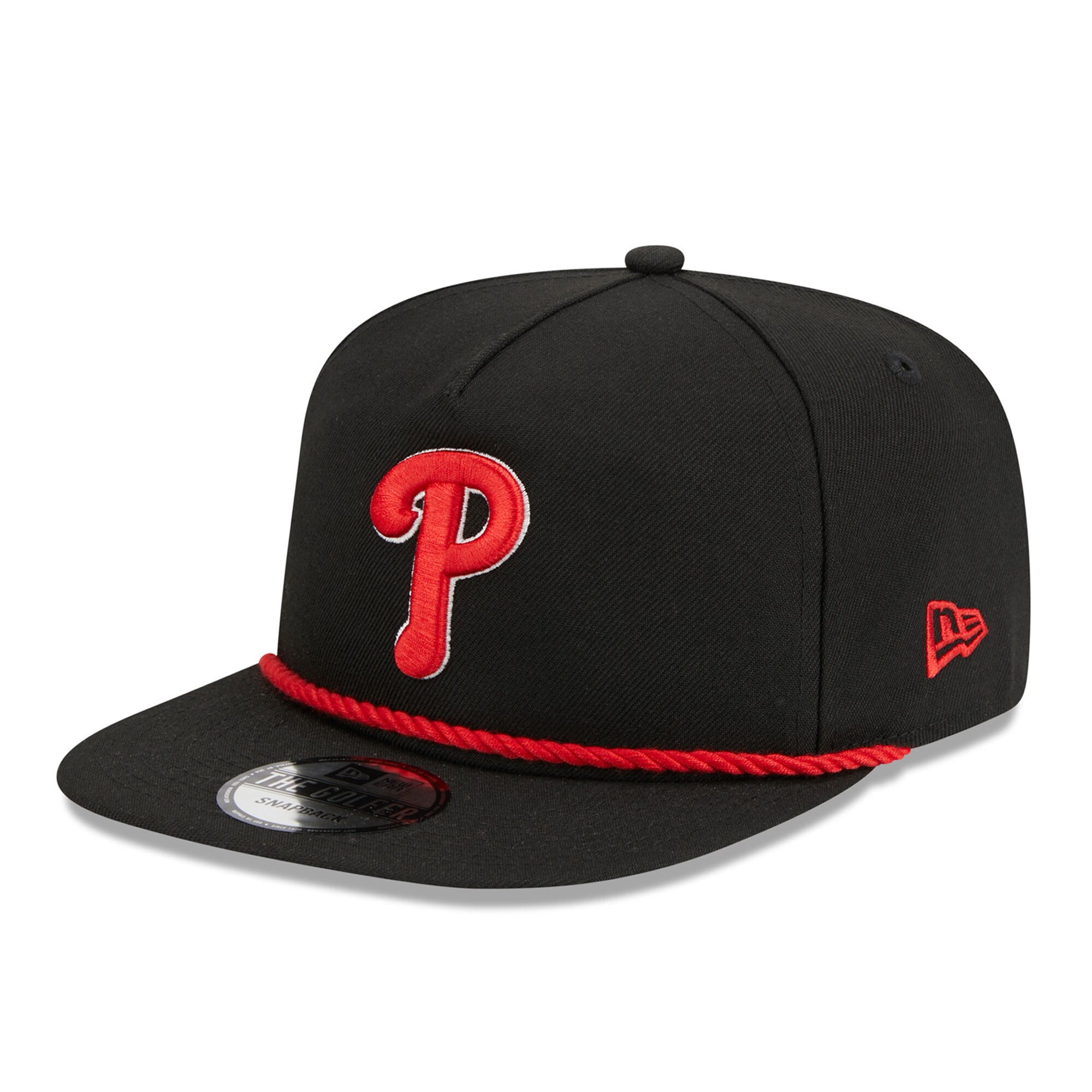 Philadelphia Phillies New Era Branch Golfer Snapback Hat - Black