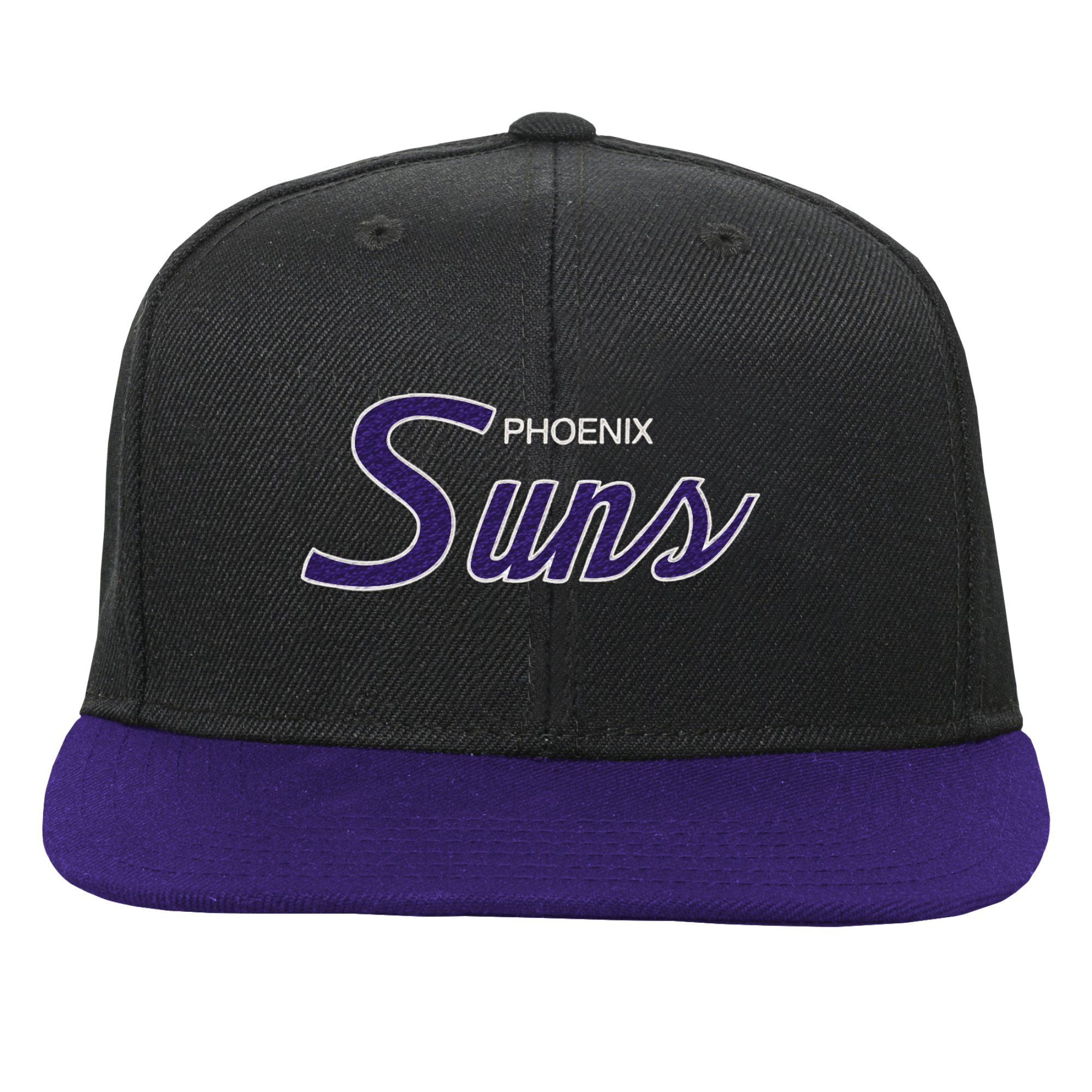 Phoenix Suns Mitchell & Ness Youth Team Script Snapback Hat - Black