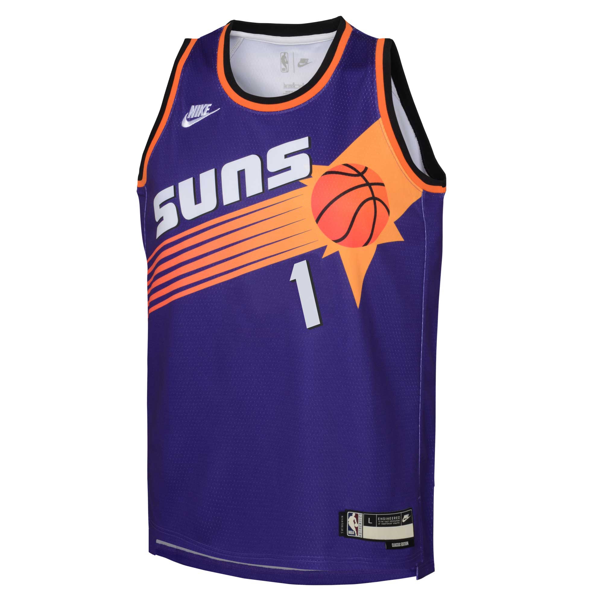 Devin Booker Phoenix Suns Nike Youth 2022/23 Swingman Jersey Purple - Classic Edition