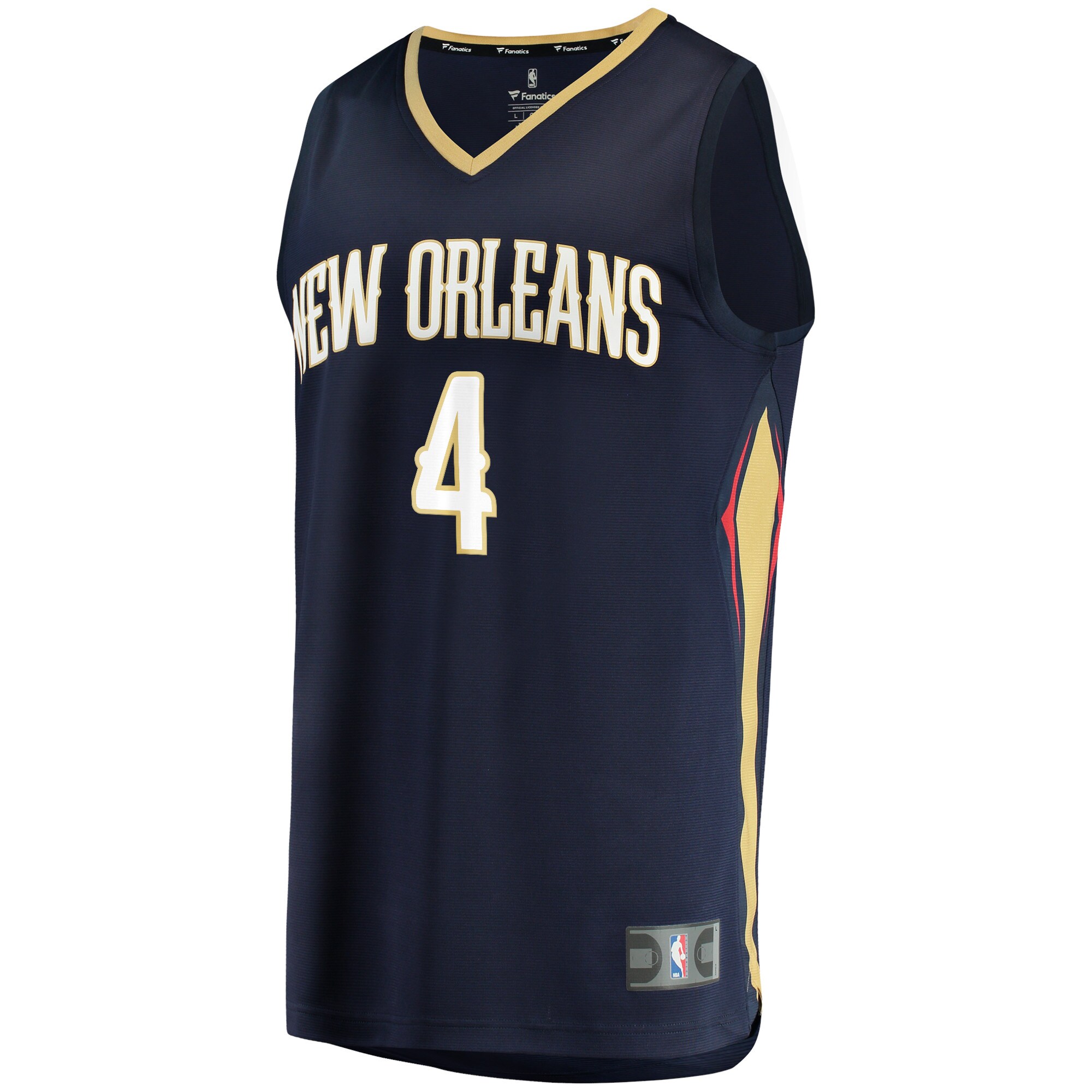 Devonte' Graham New Orleans Pelicans Fanatics Branded 2021/22 Fast Break Replica Jersey - Icon Edition - Navy
