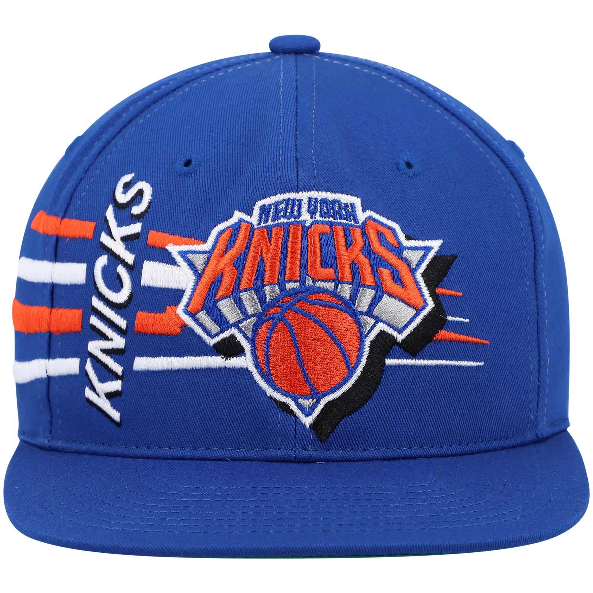 New York Knicks Mitchell & Ness Retro Bolt Deadstock Snapback Hat - Blue