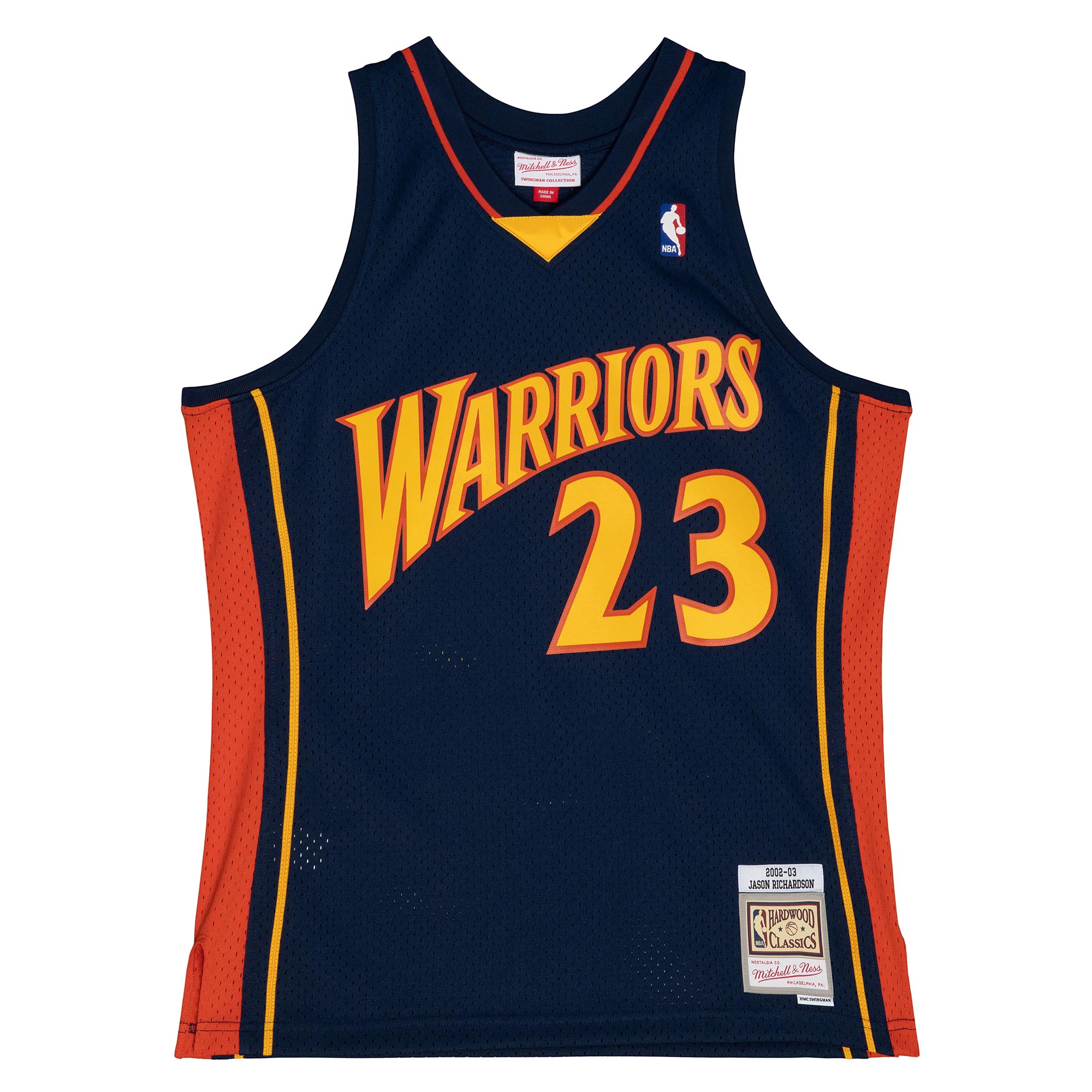 Jason Richardson Golden State Warriors Mitchell & Ness 2002/03 Swingman Jersey - Blue