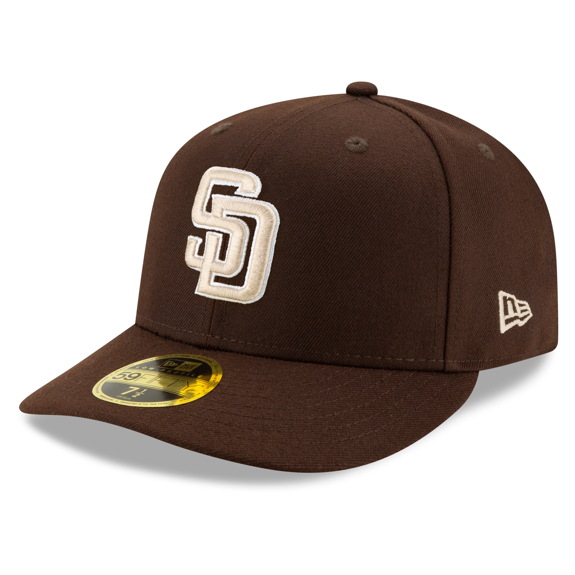 San Diego Padres New Era Alternate 2020 Authentic Collection On-Field Low Profile 59FIFTY Fitted Hat - Brown