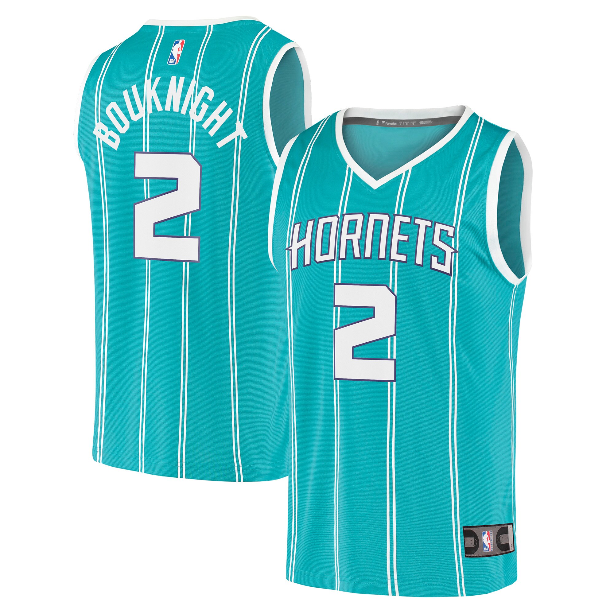 James Bouknight Charlotte Hornets Fanatics Branded 2021/22 Fast Break Replica Player Jersey - Icon Edition - Teal
