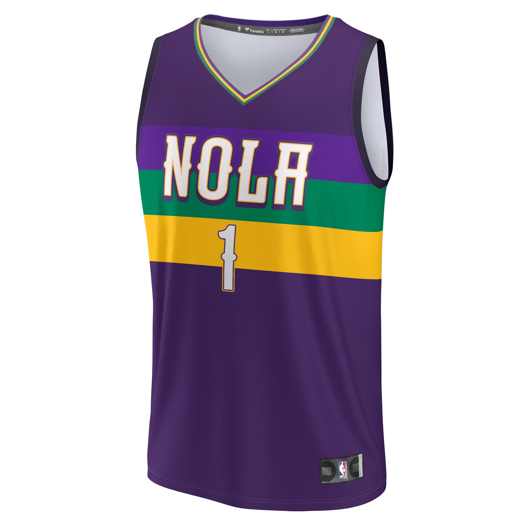 Zion Williamson New Orleans Pelicans Fanatics Branded 2022/23 Fastbreak Jersey - City Edition - Purple