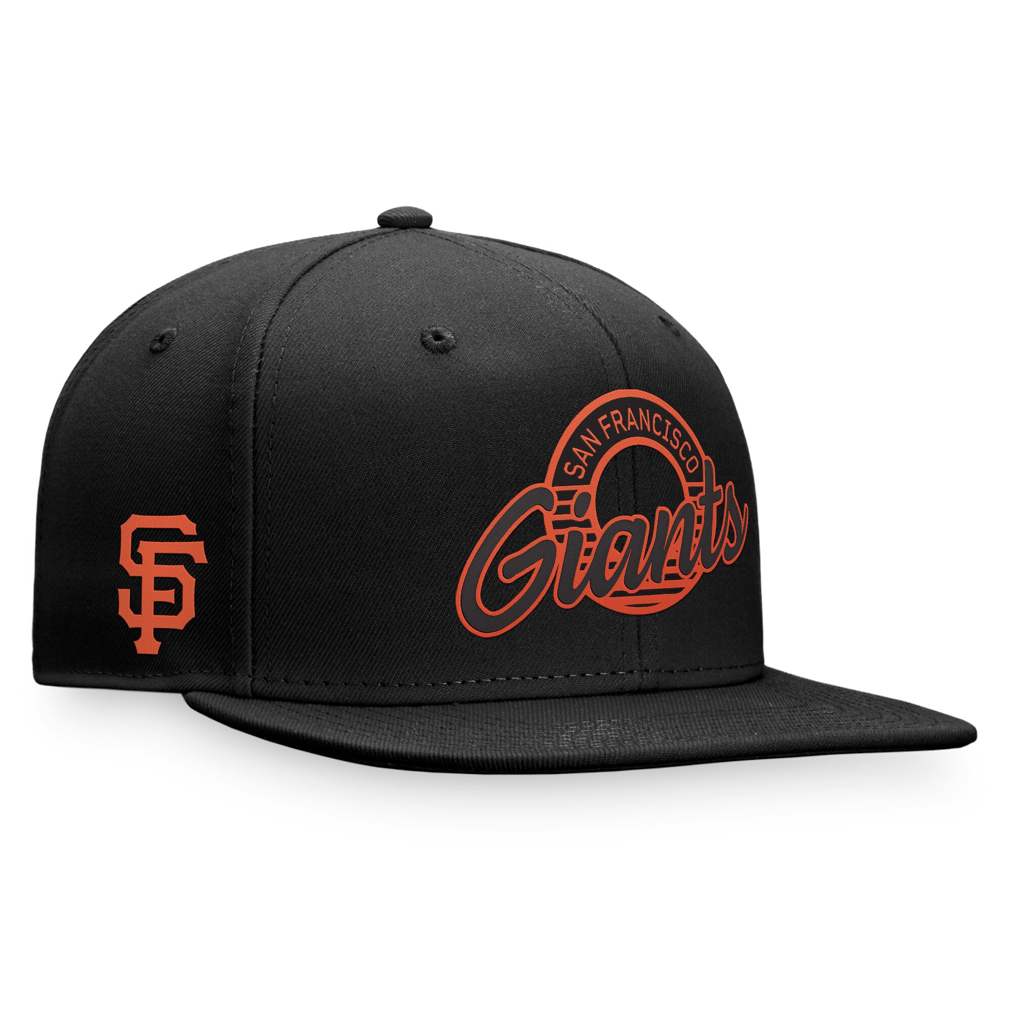 San Francisco Giants Fanatics Branded Circle Script Snapback Hat - Black