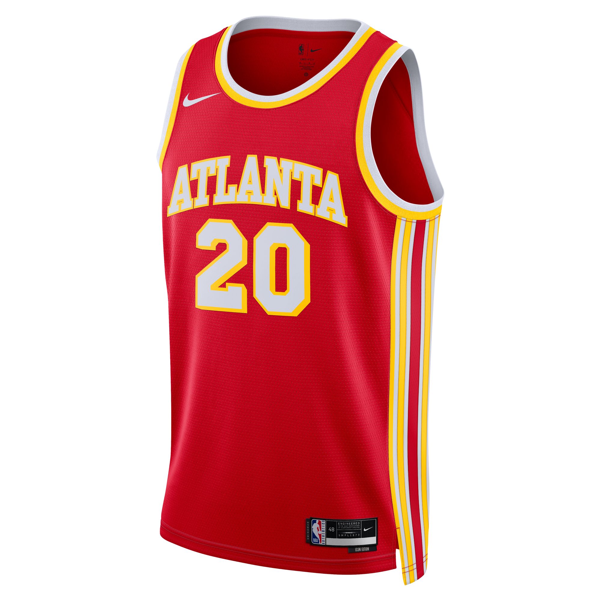 John Collins Atlanta Hawks Nike Unisex Swingman Jersey - Association Edition - Red