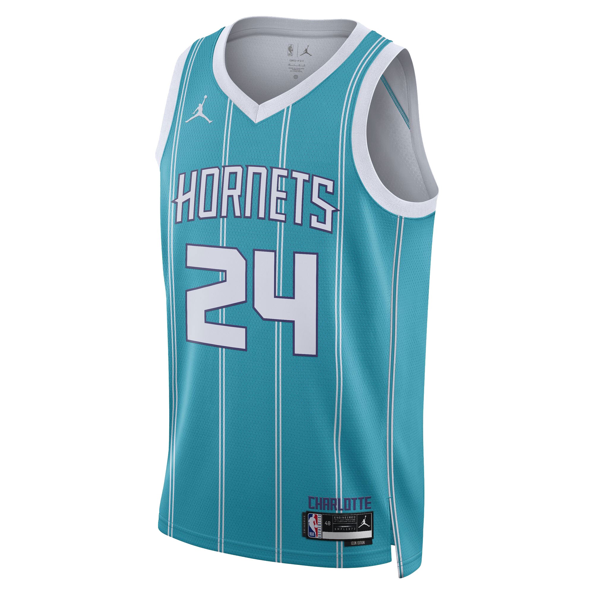 Brandon Miller Charlotte Hornets Nike Unisex 2023 NBA Draft Swingman Jersey - Icon Edition - Teal