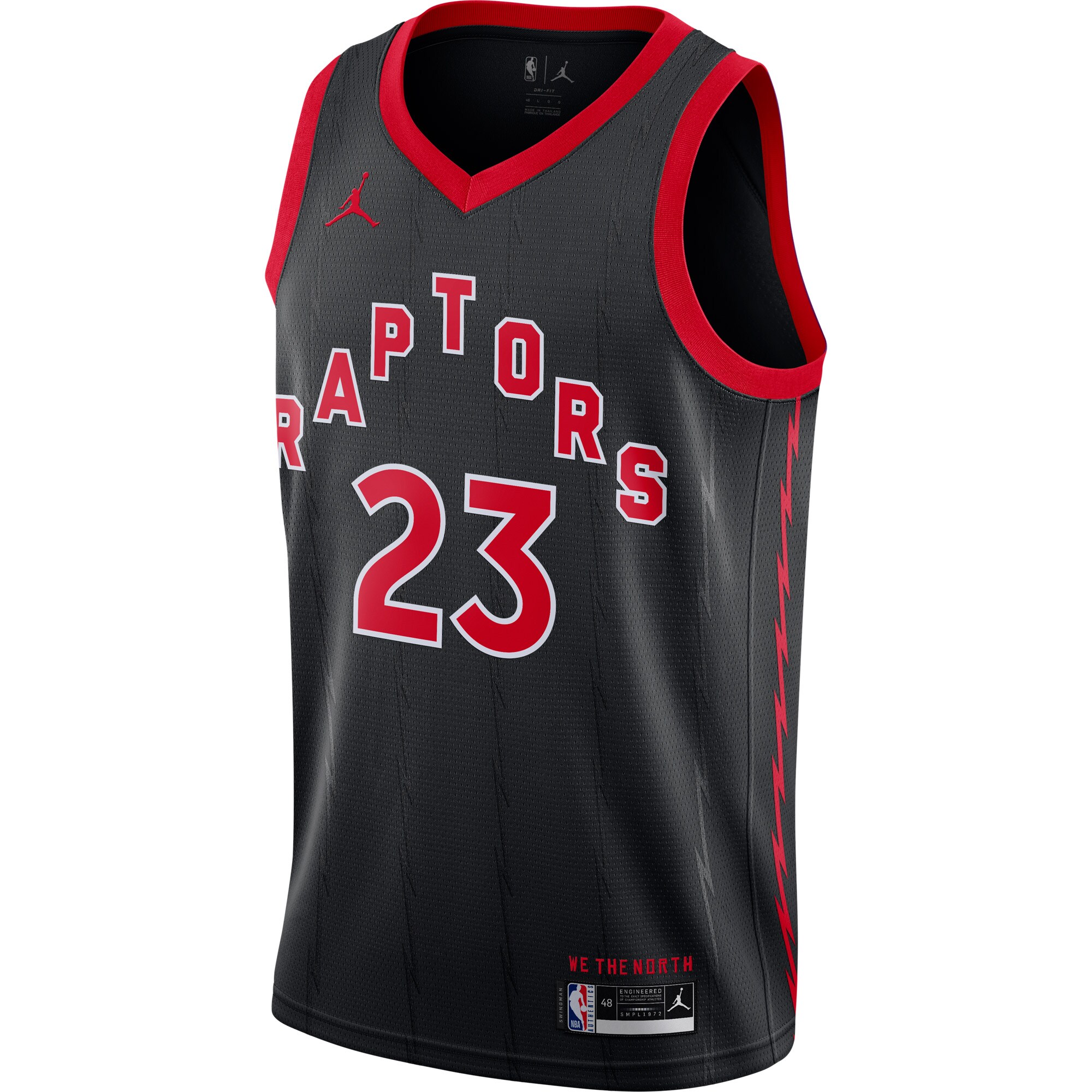Fred VanVleet Toronto Raptors Jordans Brand 2020/21 Swingman Jersey - Statement Edition - Black