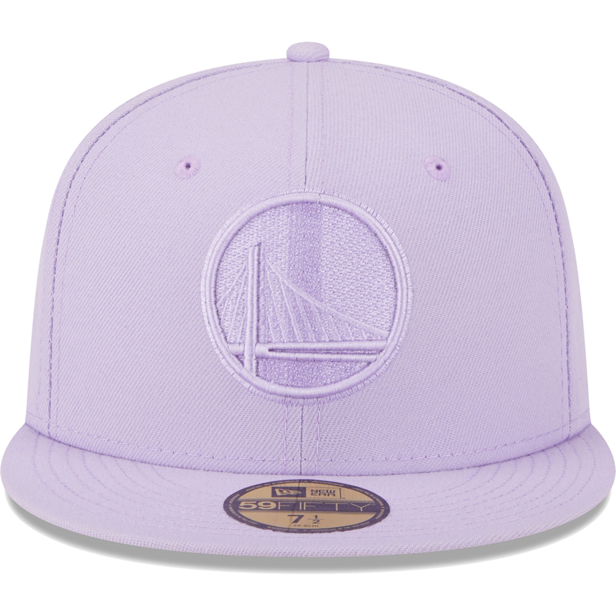 Golden State Warriors New Era Spring Color Pack 59FIFTY Fitted Hat - Lavender