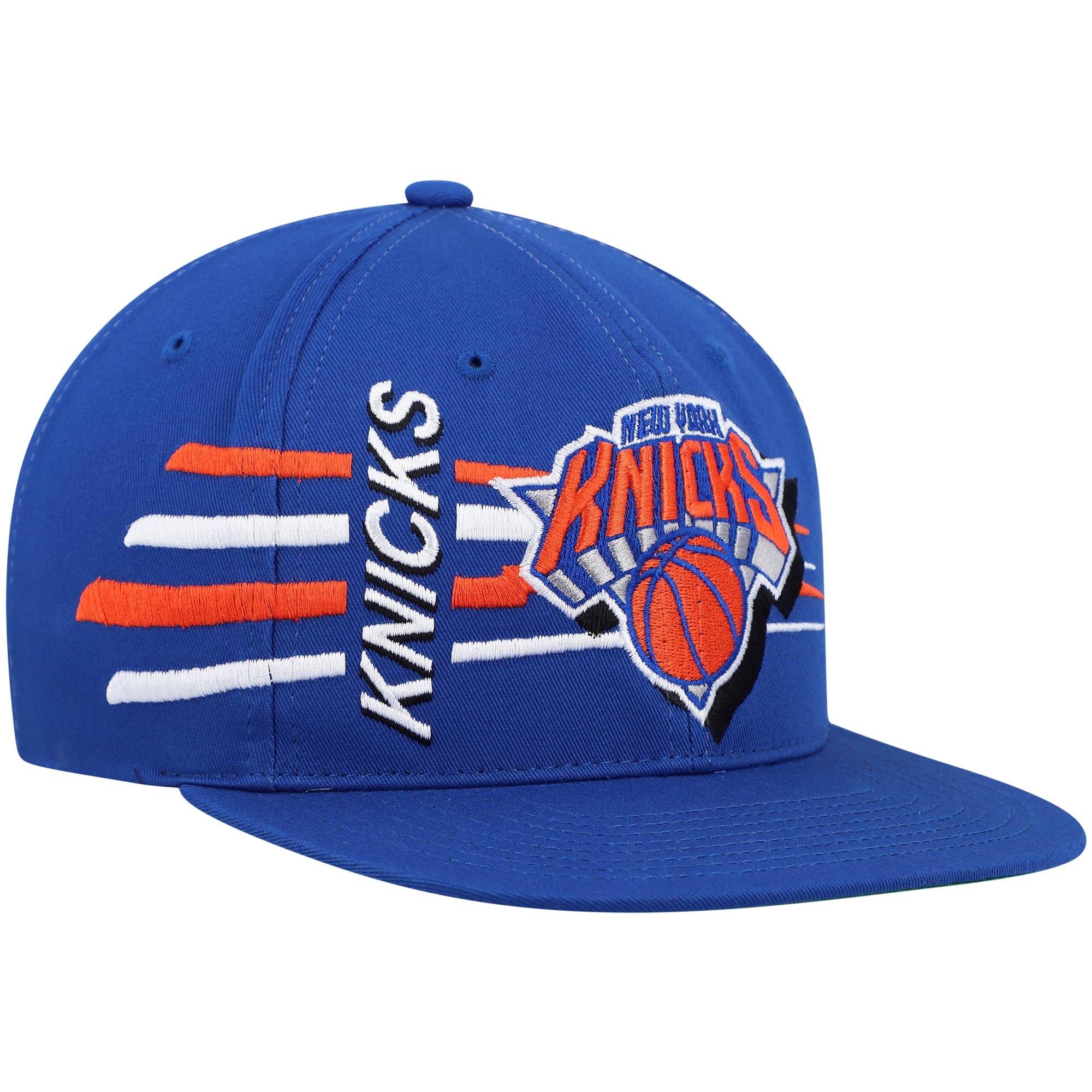 New York Knicks Mitchell & Ness Retro Bolt Deadstock Snapback Hat - Blue