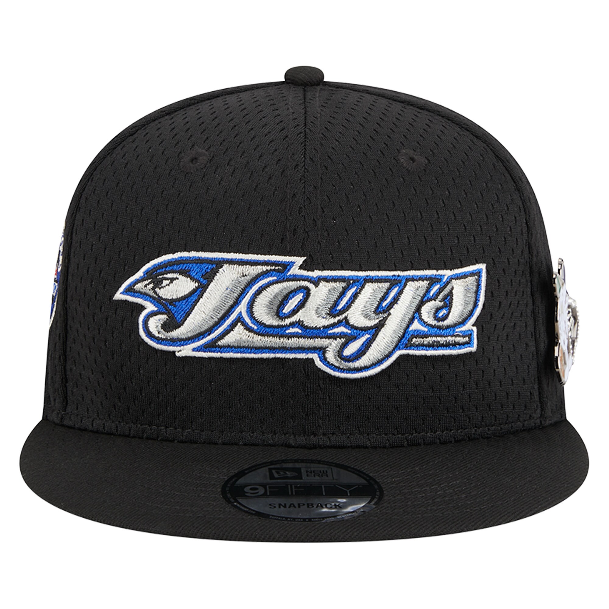 Toronto Blue Jays New Era Post Up Pin 9FIFTY Snapback Hat - Black