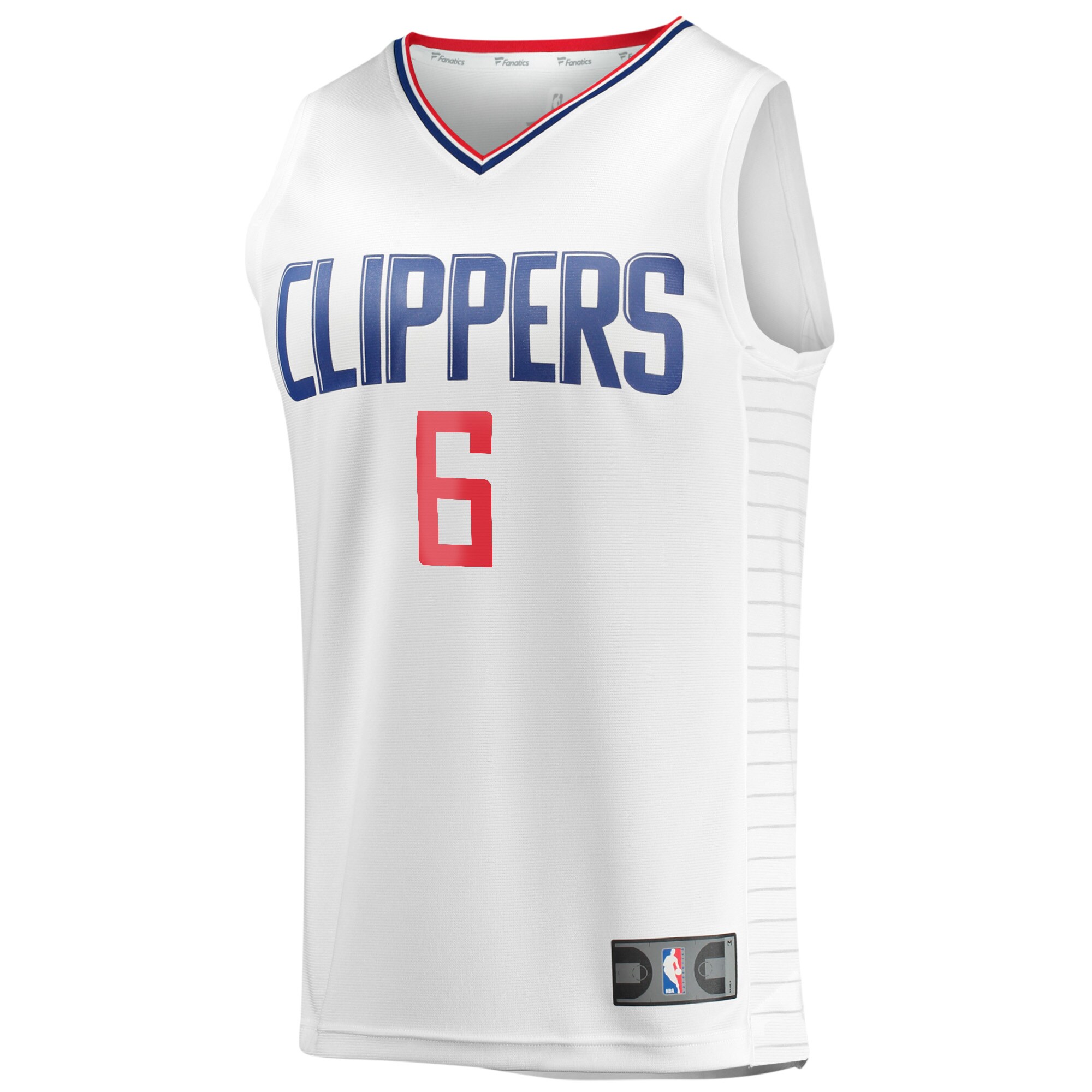 Moses Brown LA Clippers Fanatics Branded Fast Break Player Jersey - Association Edition - White