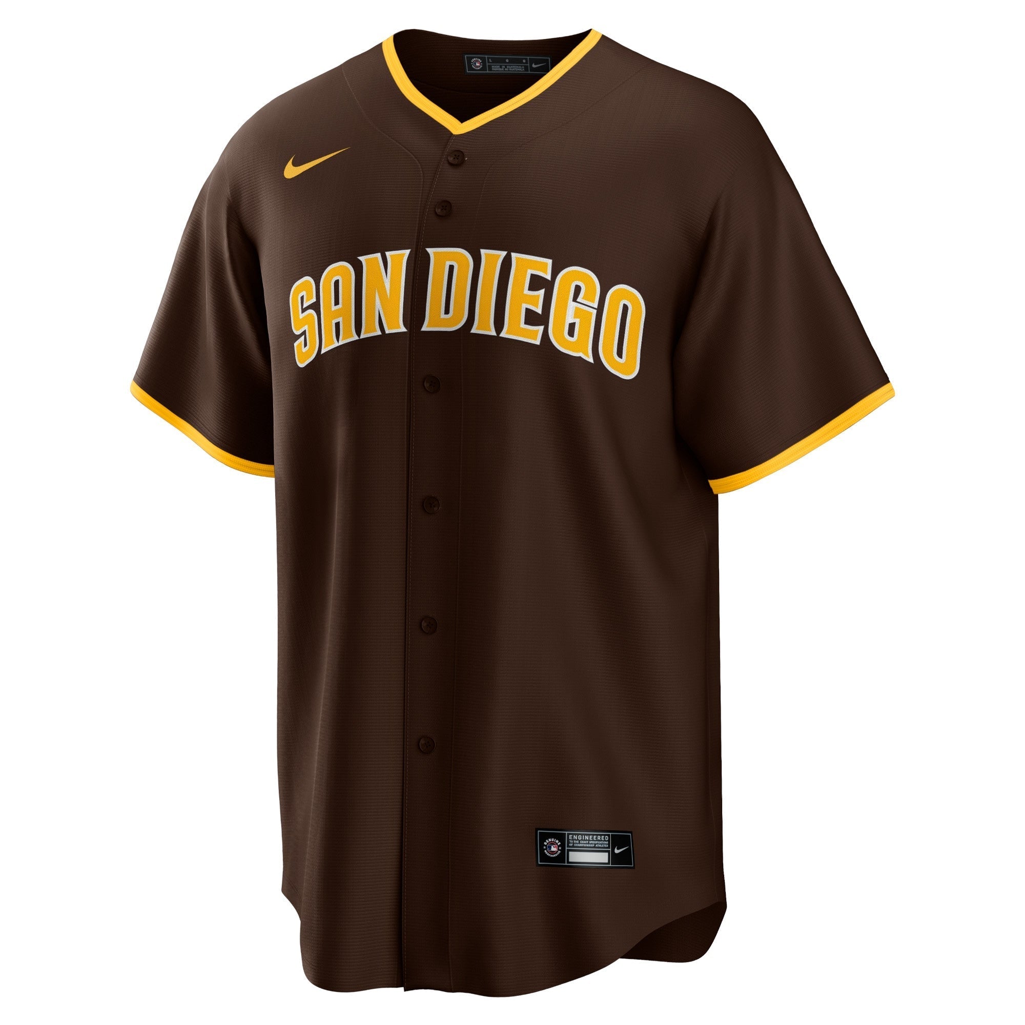 Men's Nike Fernando Tatis Jr. Brown San Diego Padres Alternate Replica Player Jersey