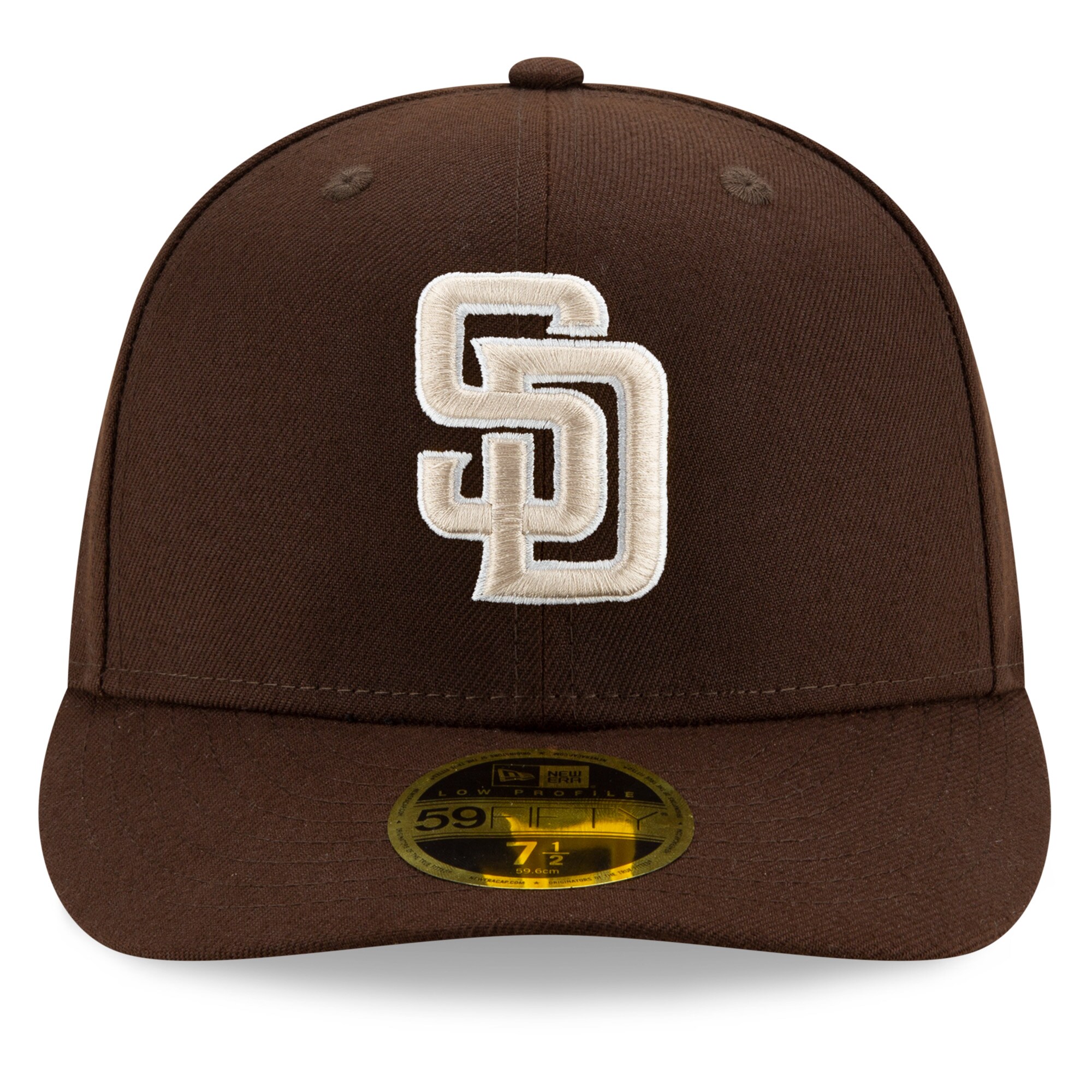 San Diego Padres New Era Alternate 2020 Authentic Collection On-Field Low Profile 59FIFTY Fitted Hat - Brown