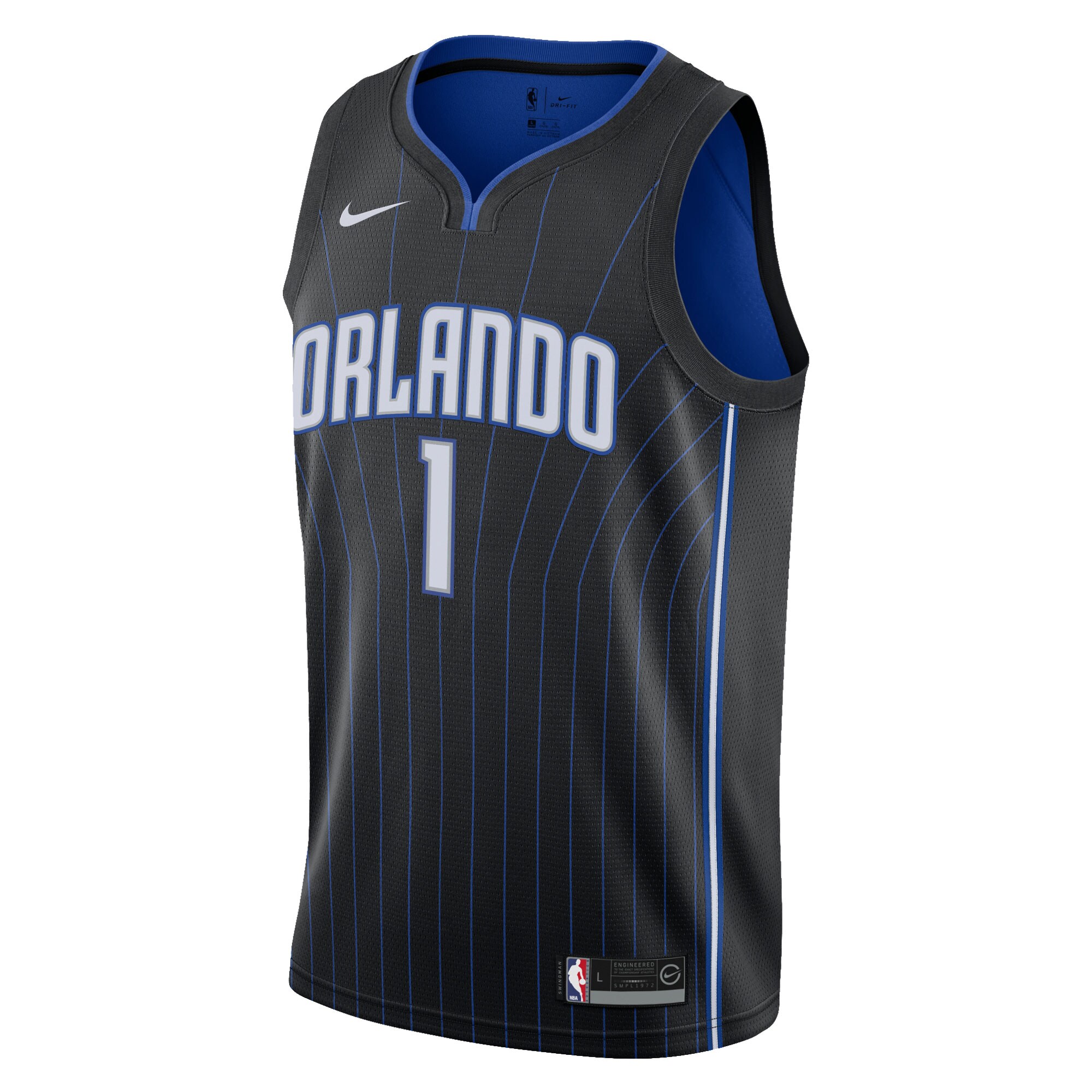 Jonathan Isaac Orlando Magic Nike 2021/22 Swingman Jersey - Icon Edition - Black